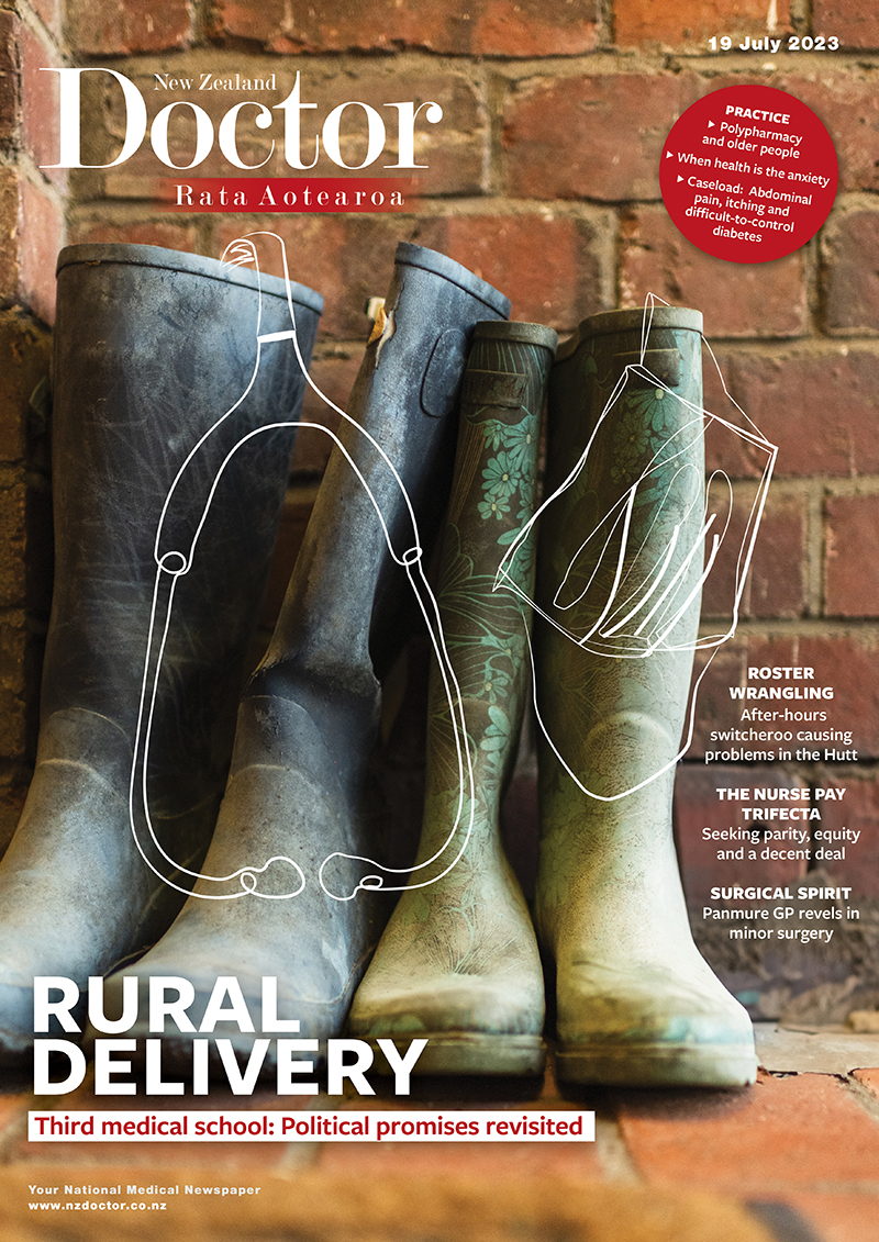 Gumboots against a brick wall
