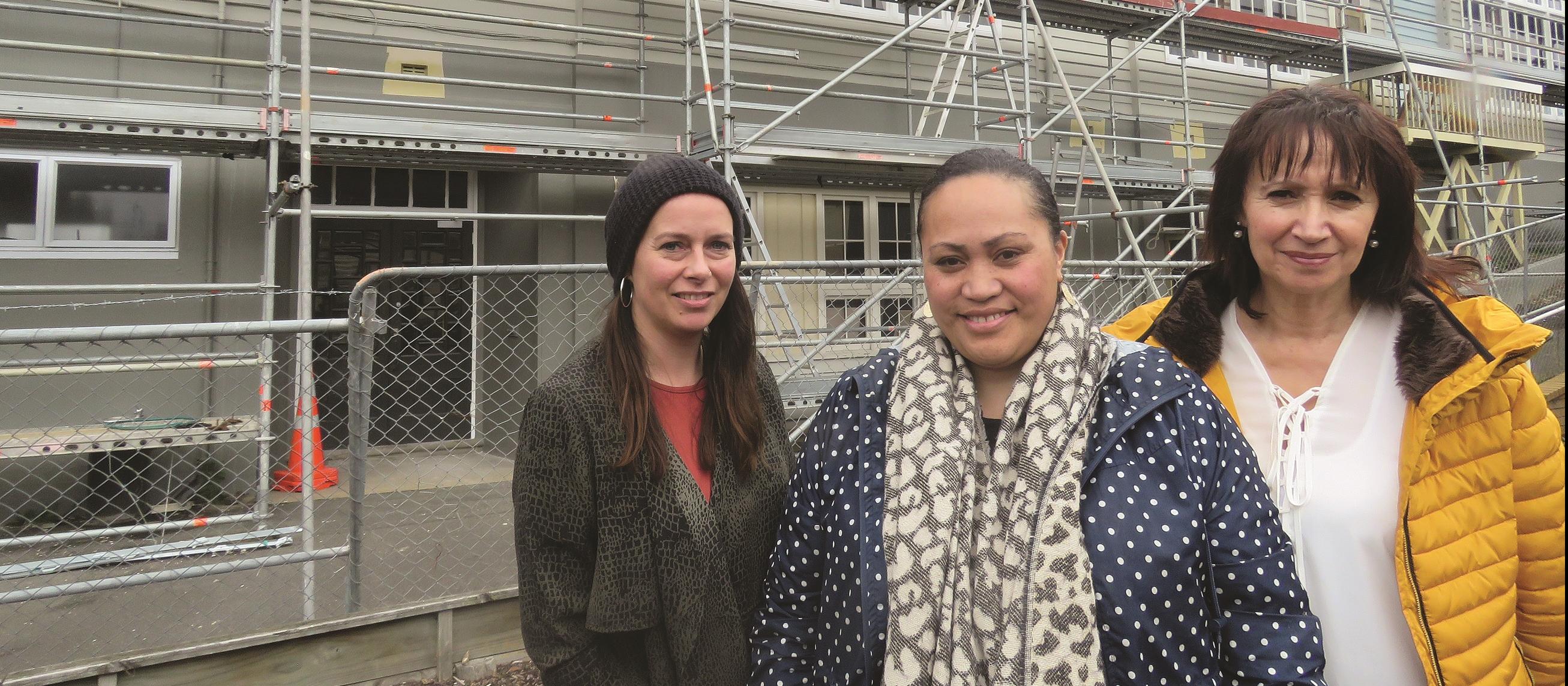 Rachel Miller, Mau White, Shelley Kapuna, Mataora health centre 2017
