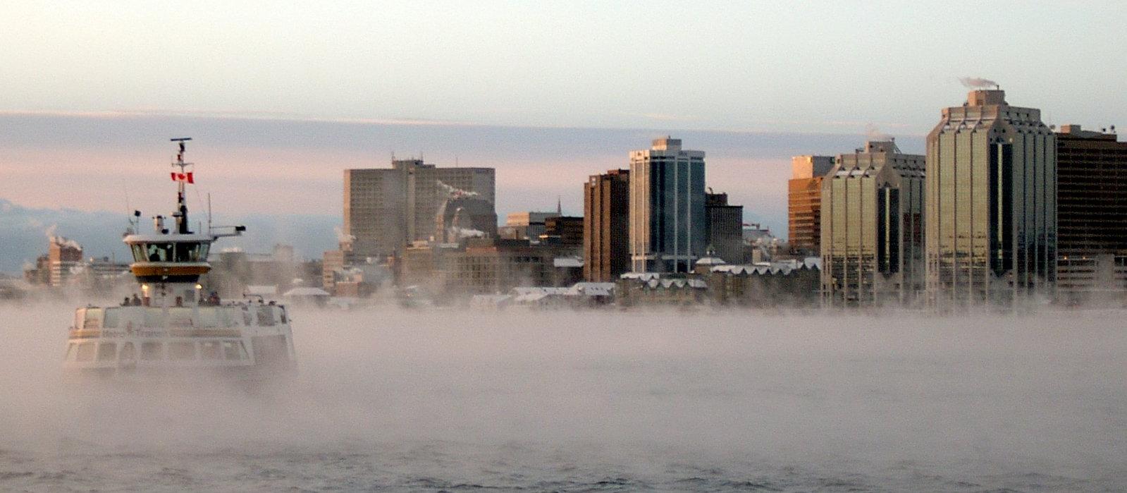 A cold morning in Halifax, Nova Scotia