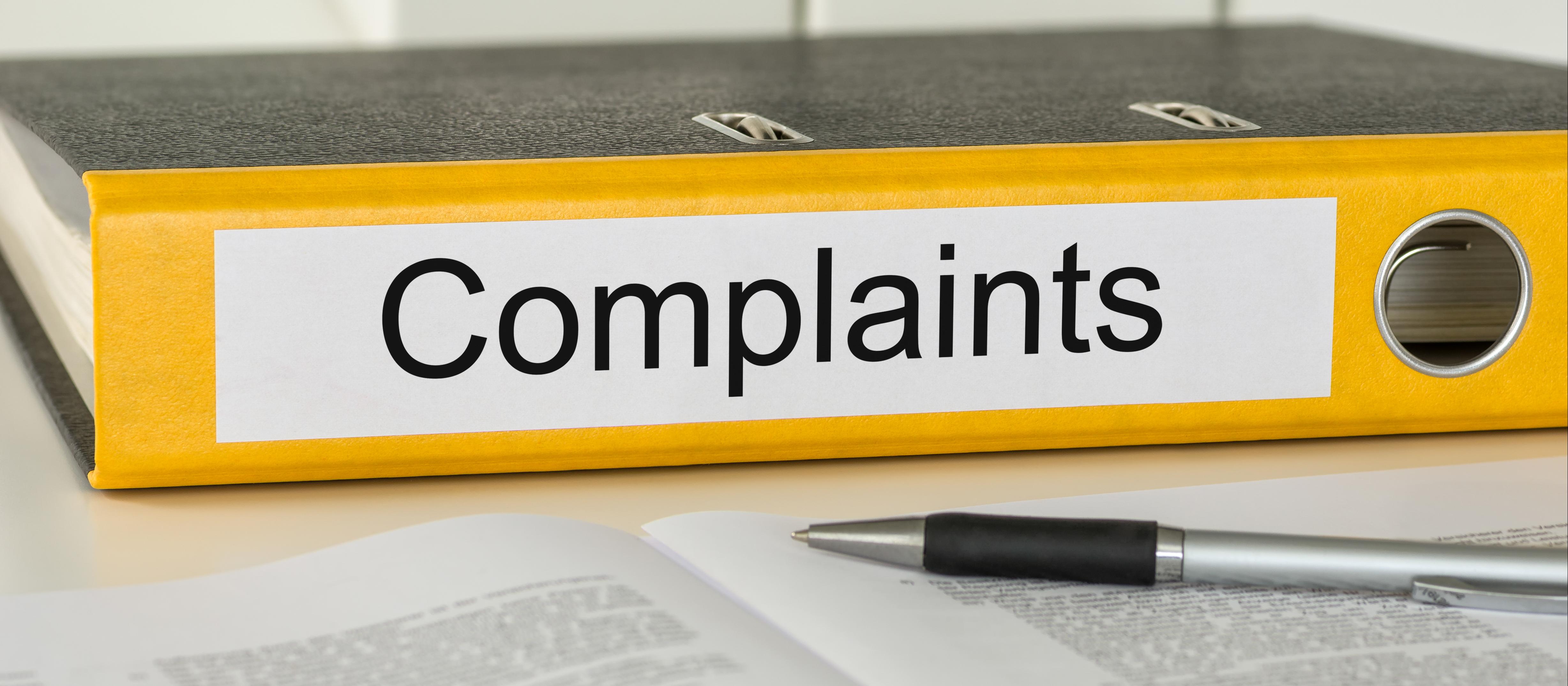 complaints folder