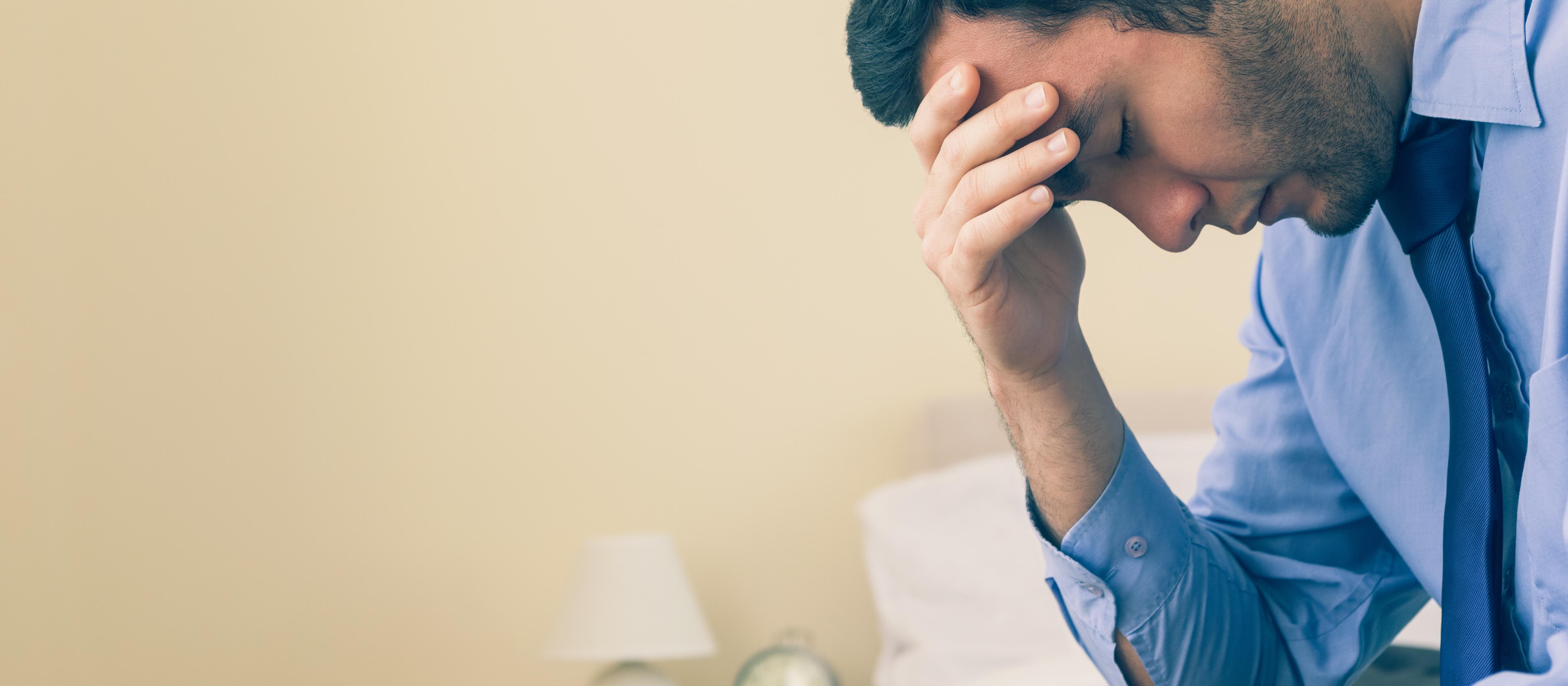 depressed, sad man