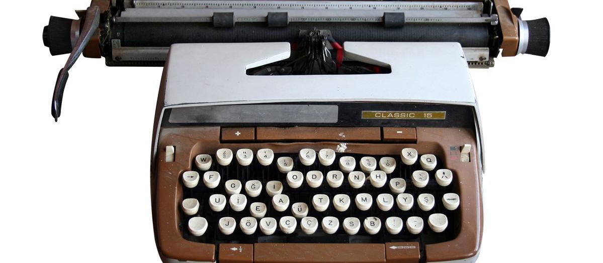 old typewriter