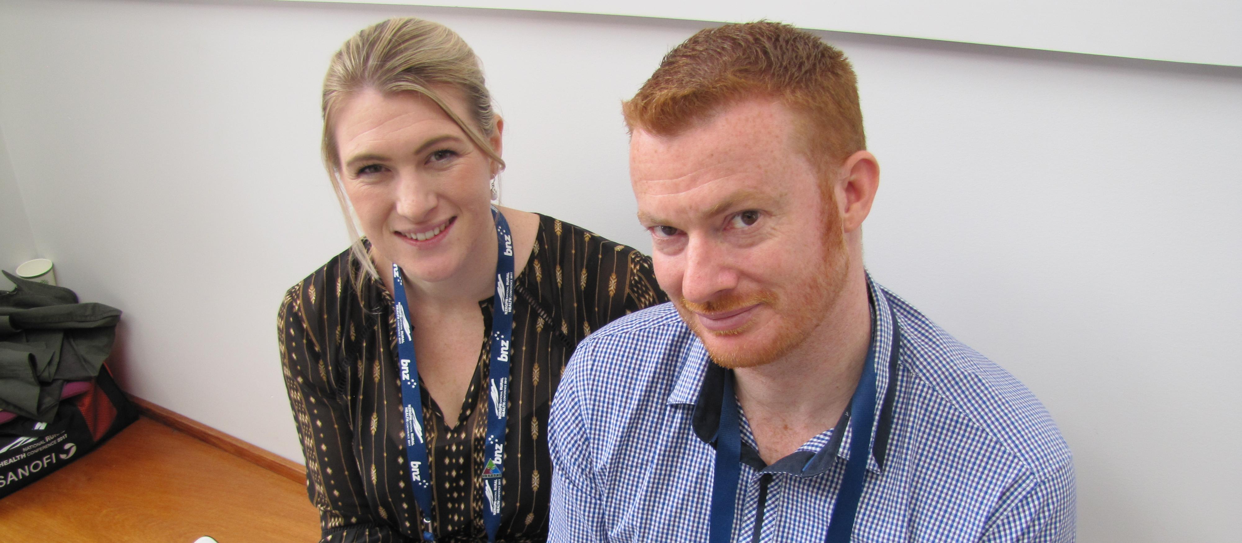 Elizabeth Berryman with Daniel Leonard