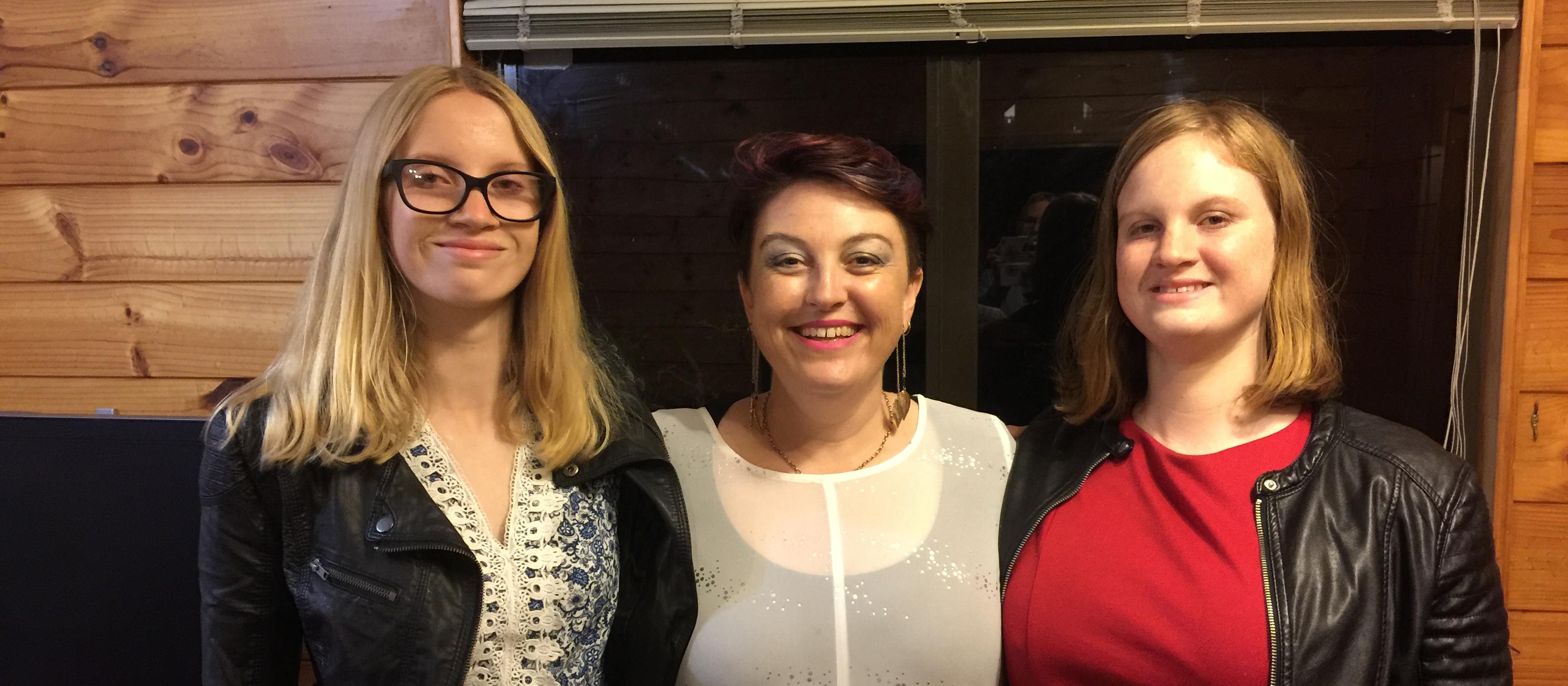 Natasha, Denise and Jazmyn Astill
