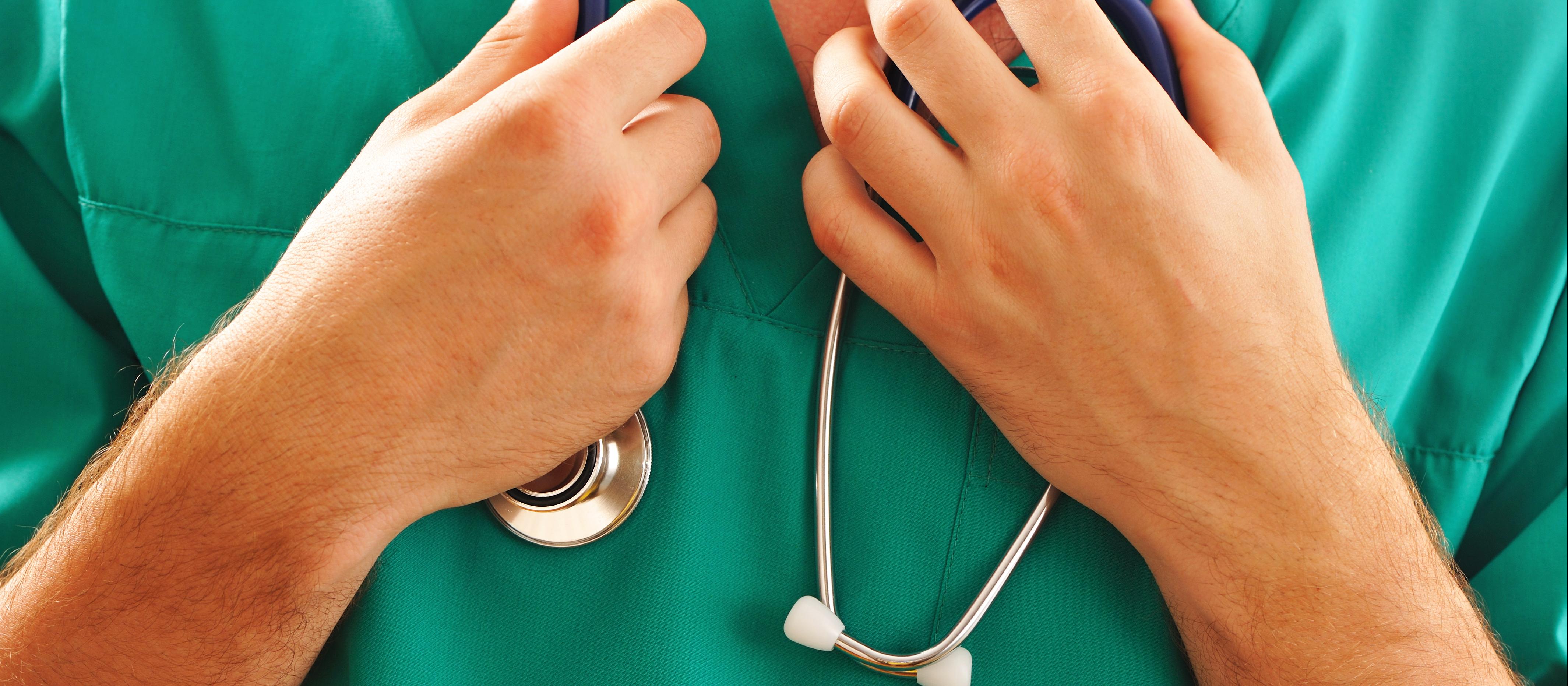 Nurse, hospital scrubs
