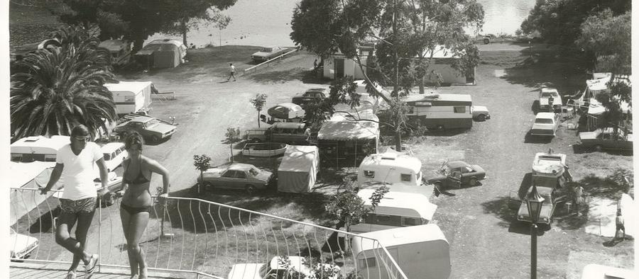 camping at Waitangi, 1975 [Archives New Zealand]