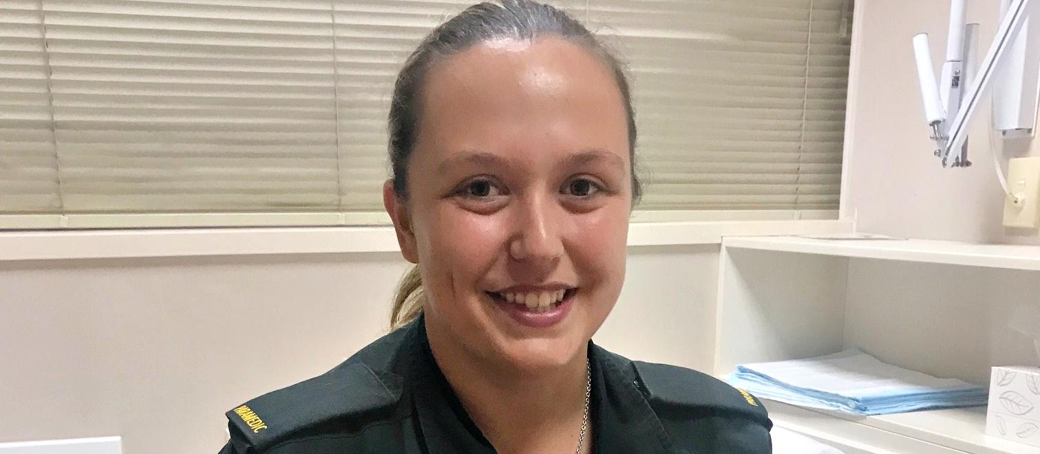 Lindsey Hope, St John, paramedic