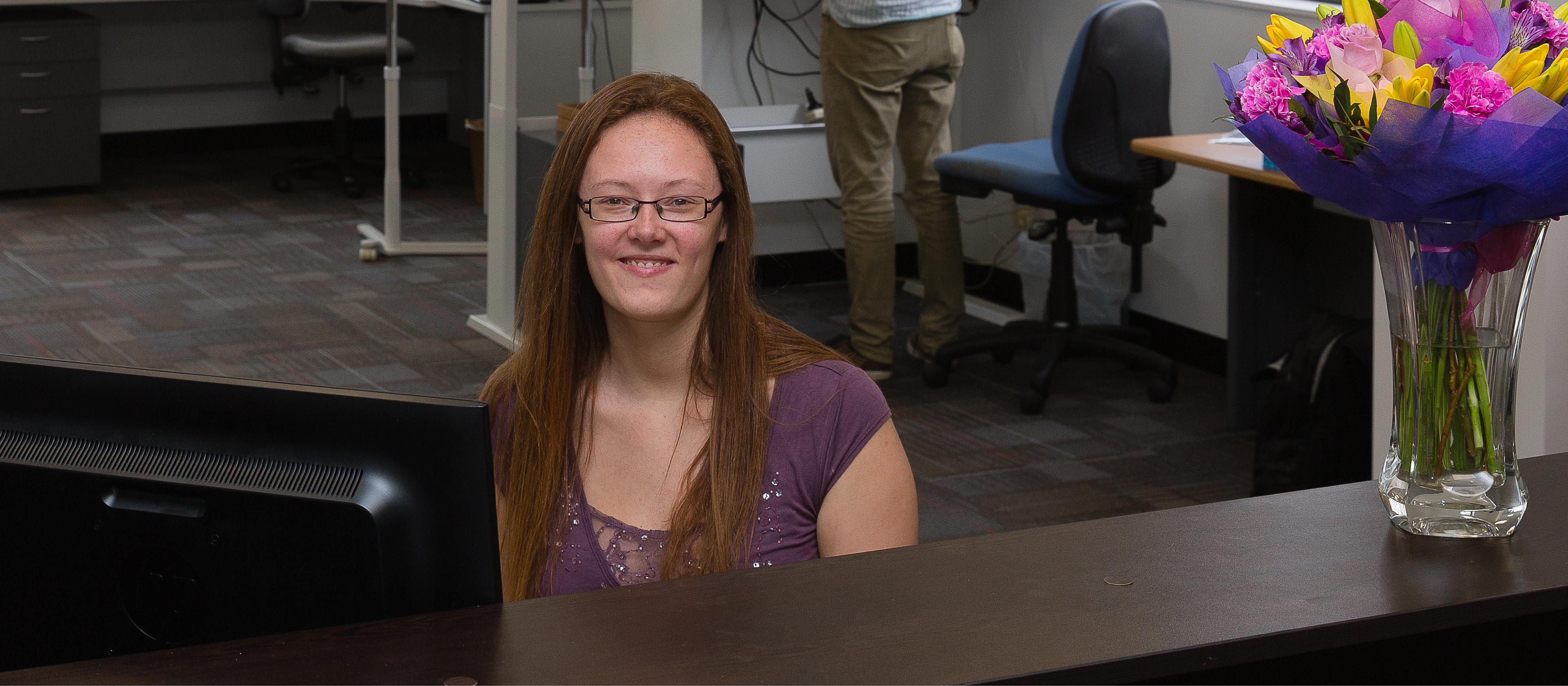  Main office with Tessa O’Brien, personal assistant/administrator, and Rory Stewart, publications editor