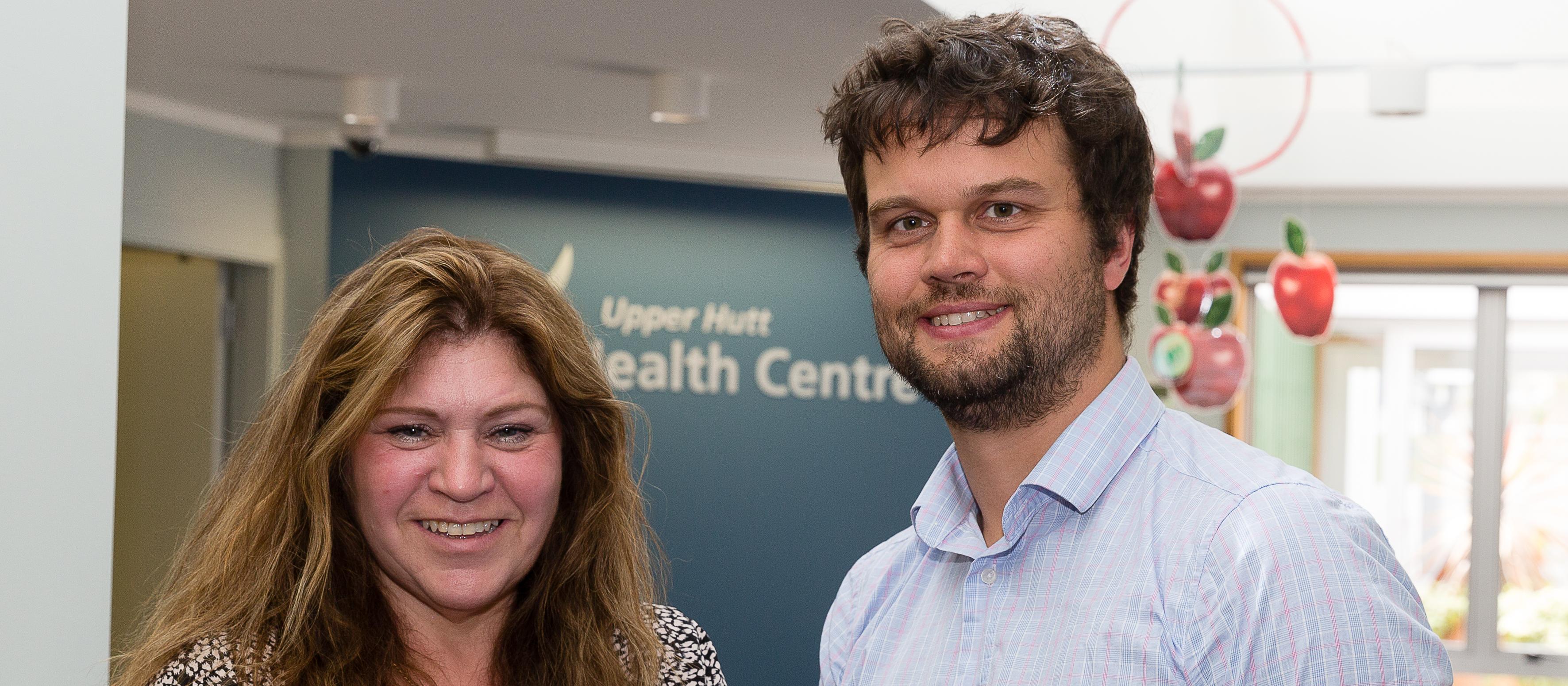 Heather Spence and Simon Robinson