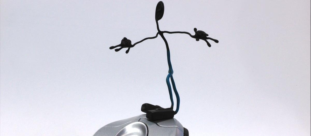 Stick figure on mouse