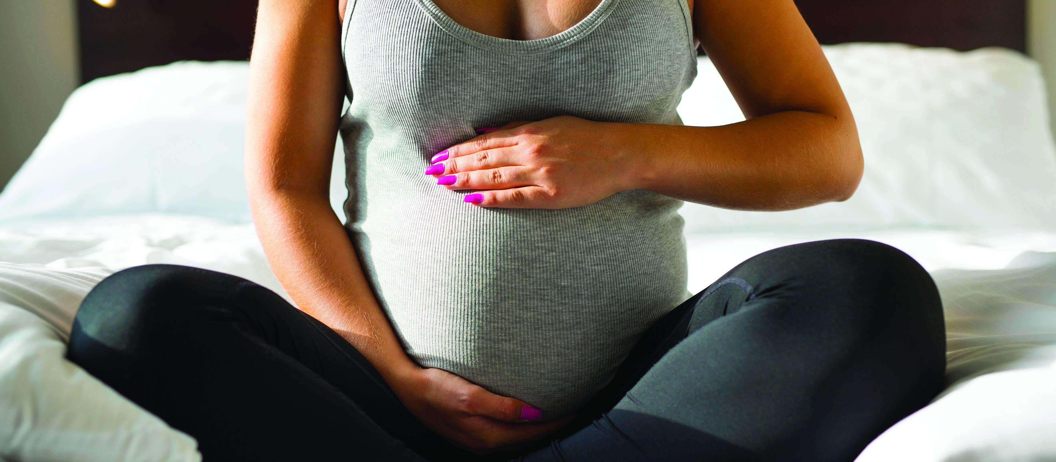 pregnant, woman