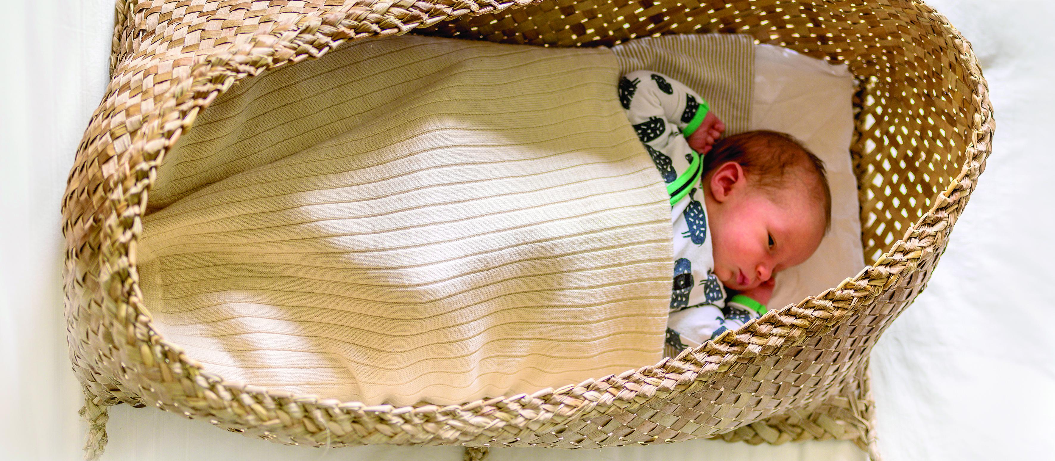 Pēpi pod, wahakura flax bassinet