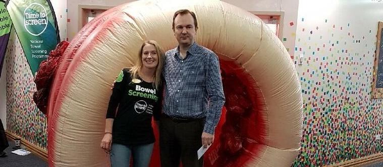 Jason Hill, Emma Bell, Southern DHB bowel screening rollout 2018