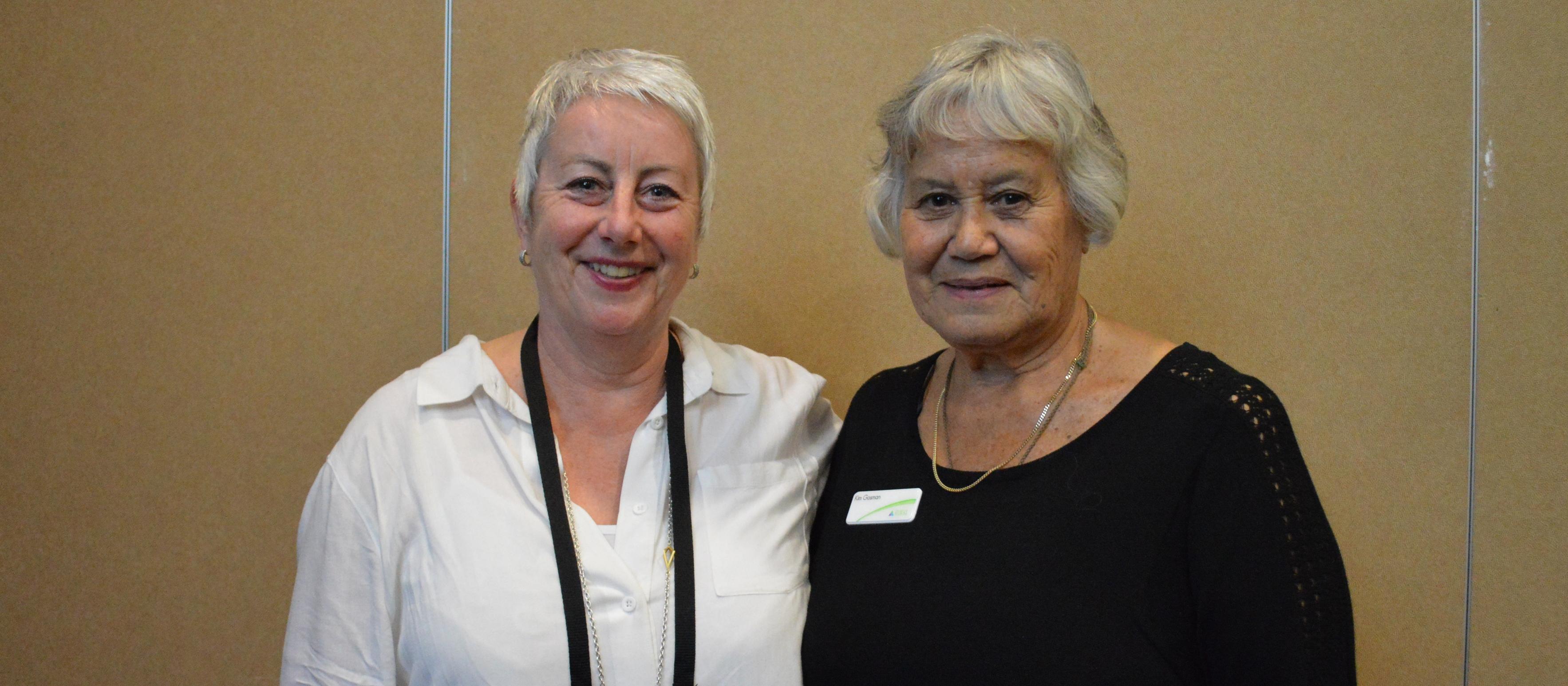 Jean Ross and Kim Gosman