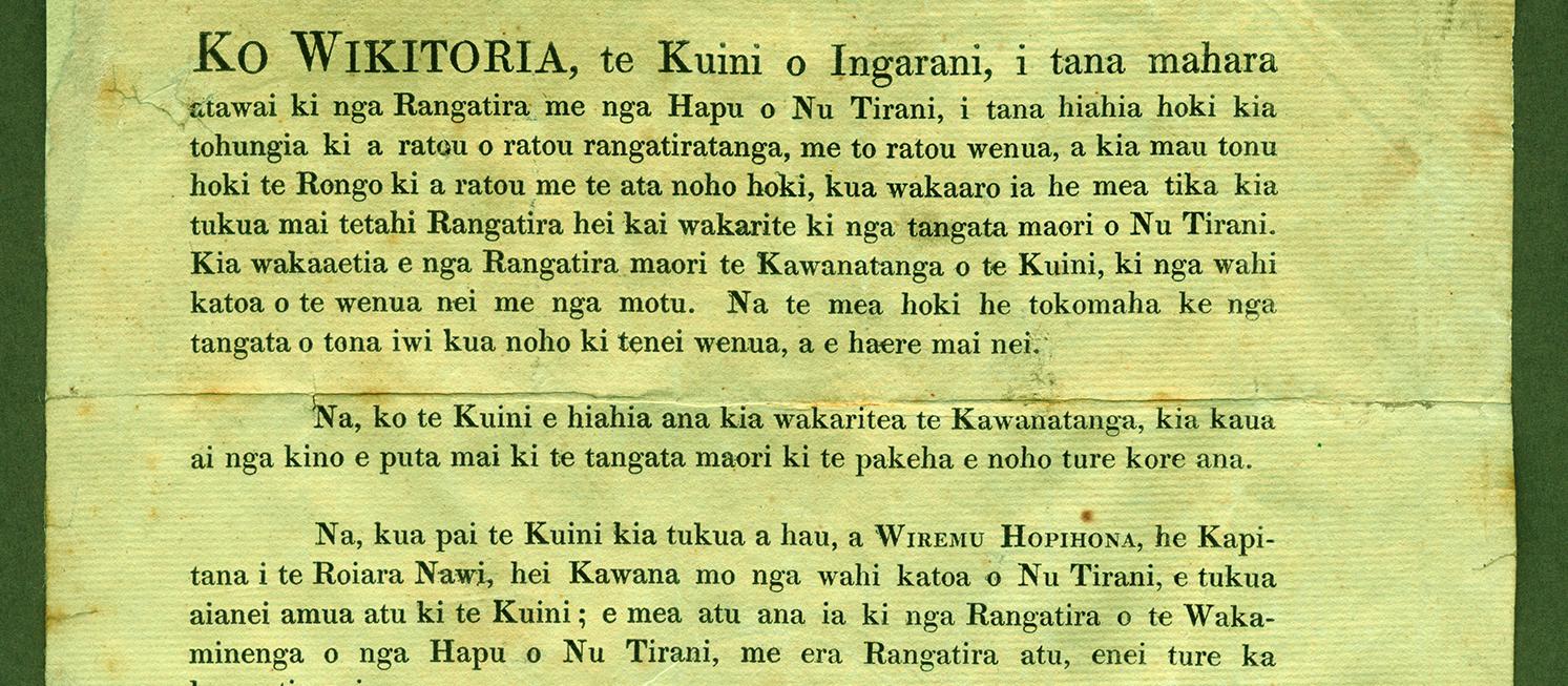 Treaty of Waitangi