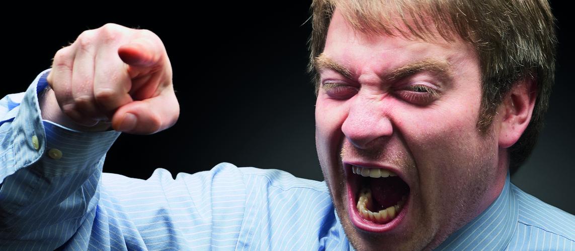 bully, angry man