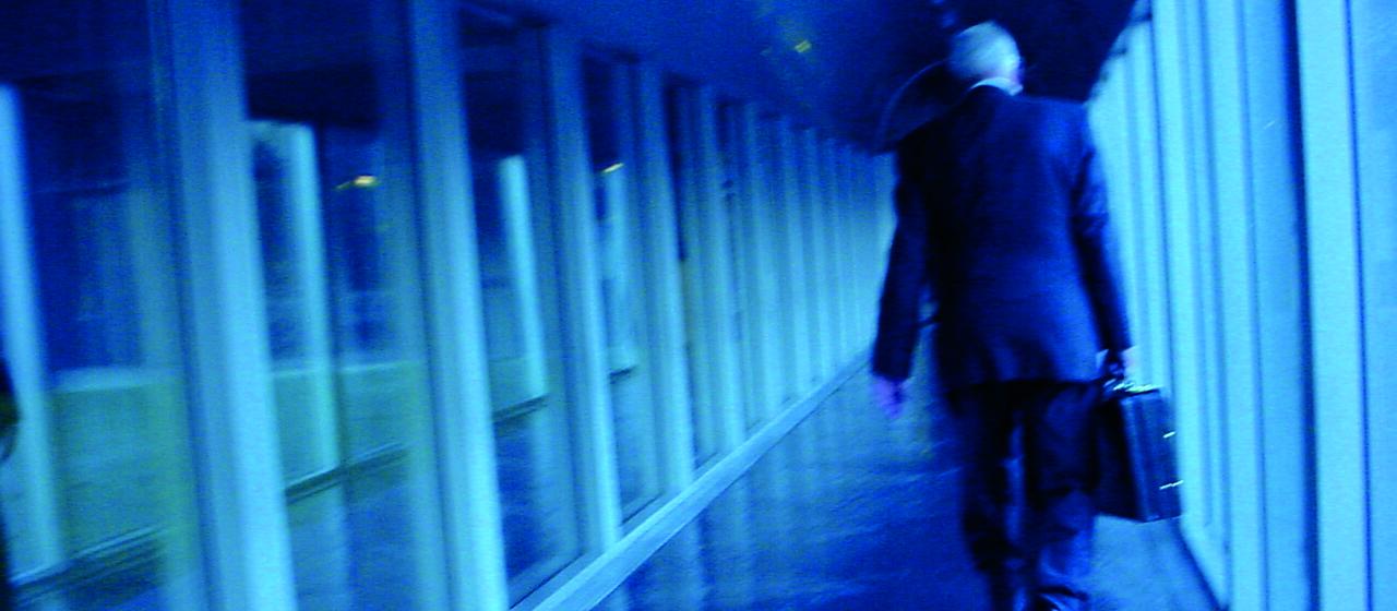 business, briefcase, corridor