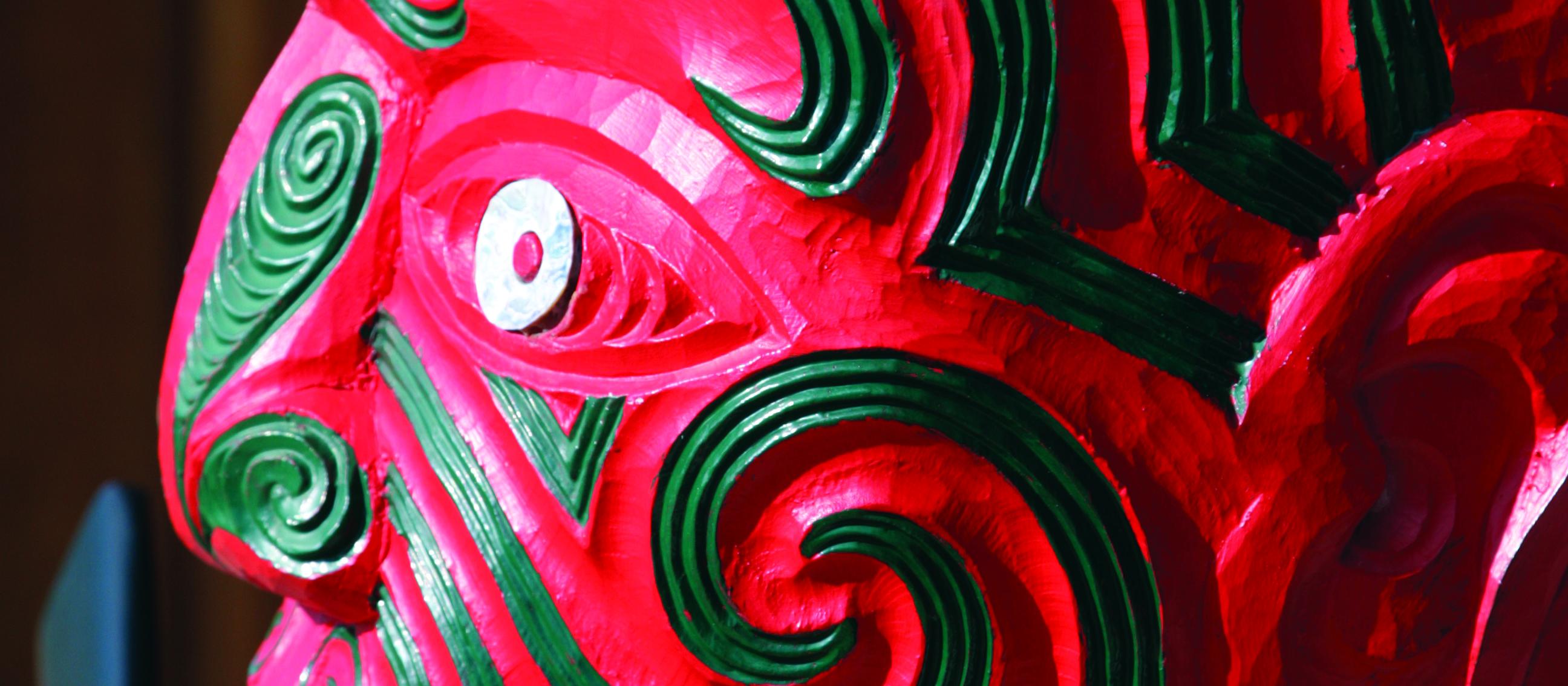Te tupuna from Manukanuka o Hoturoa marae in Auckland (Photo: Curtis Walker)