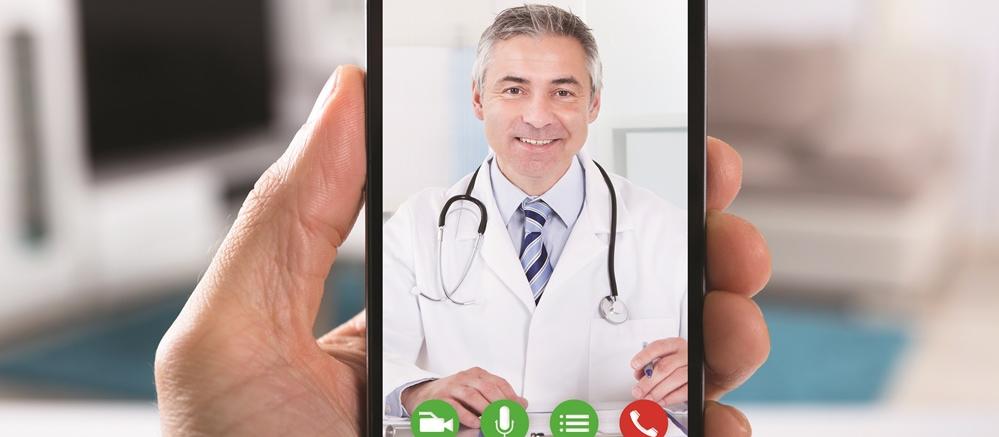 Doctor, telehealth, phone, virtual