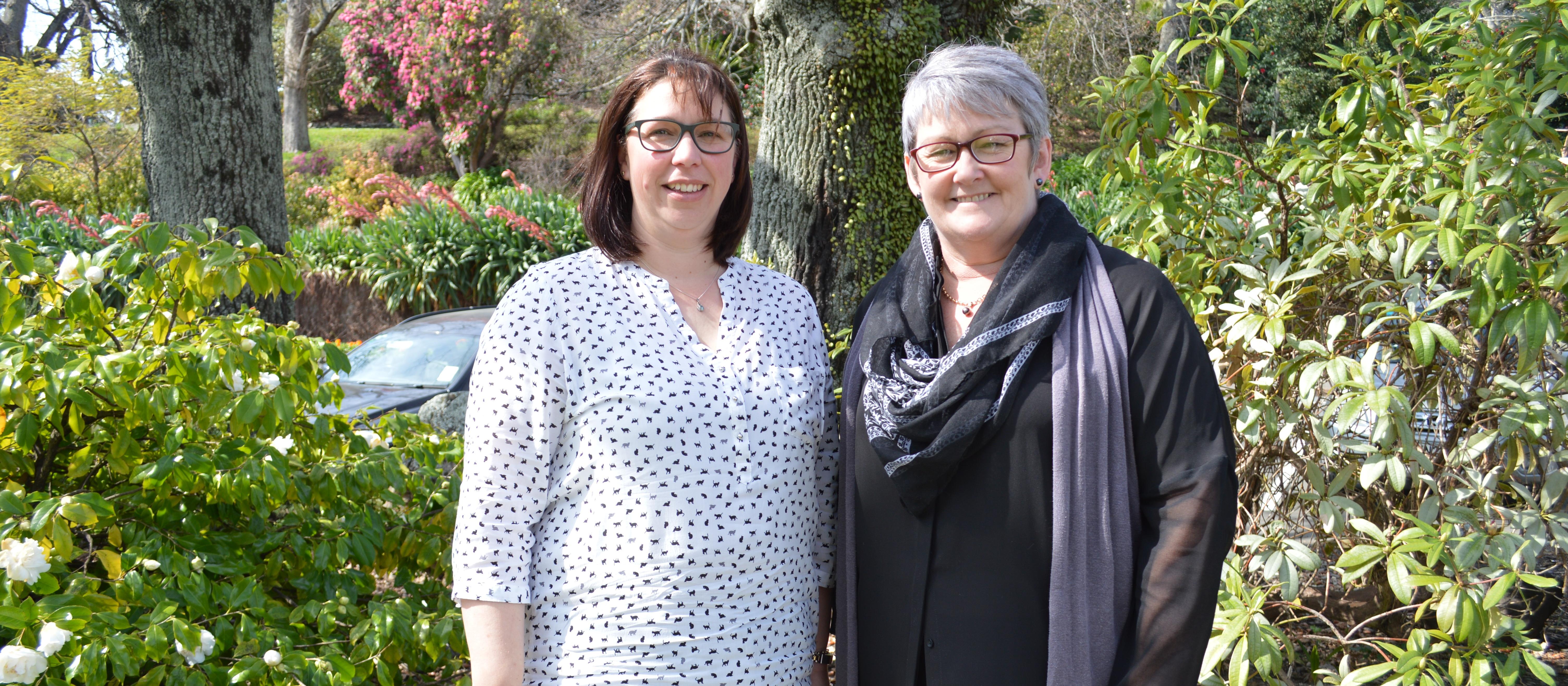 Scott Street Health healthcare assistant Lynelle Woodhouse and general manager Andrea Cunniffe