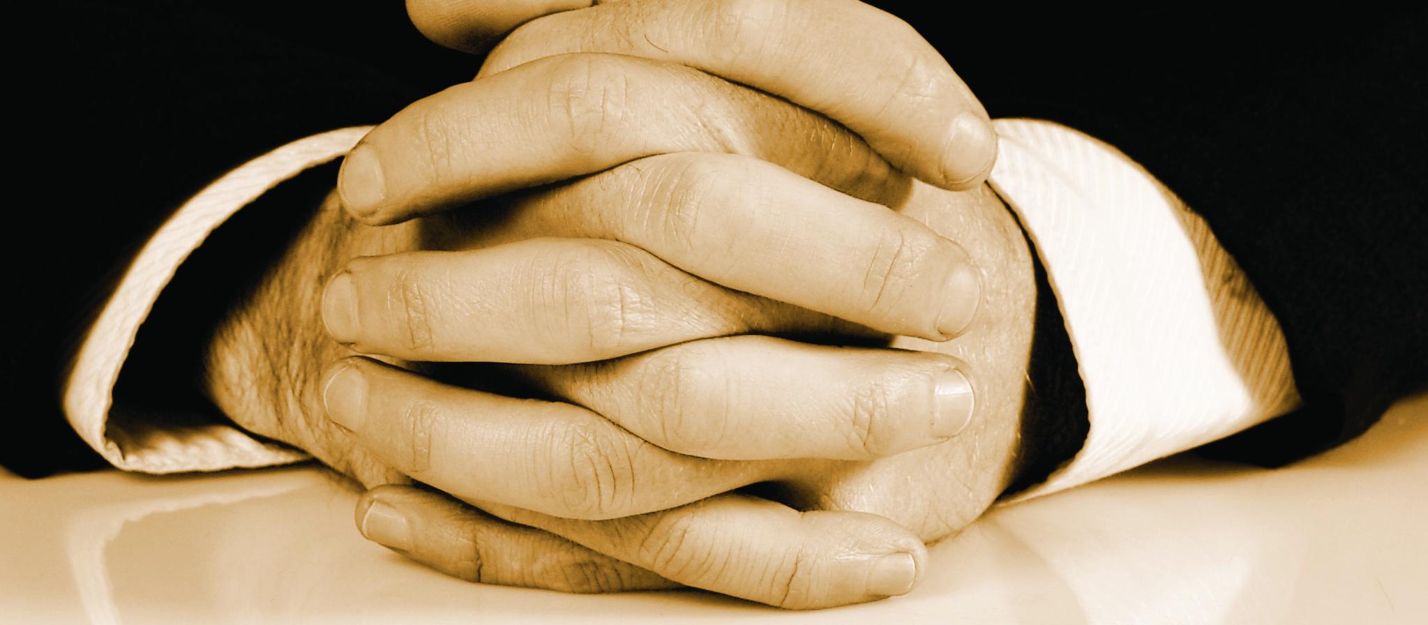 Suit, hands
