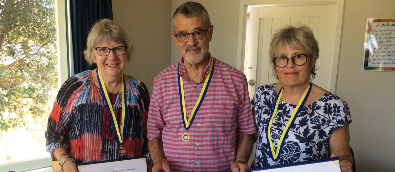 Adele Robertson and Ivan and Leonie Howie