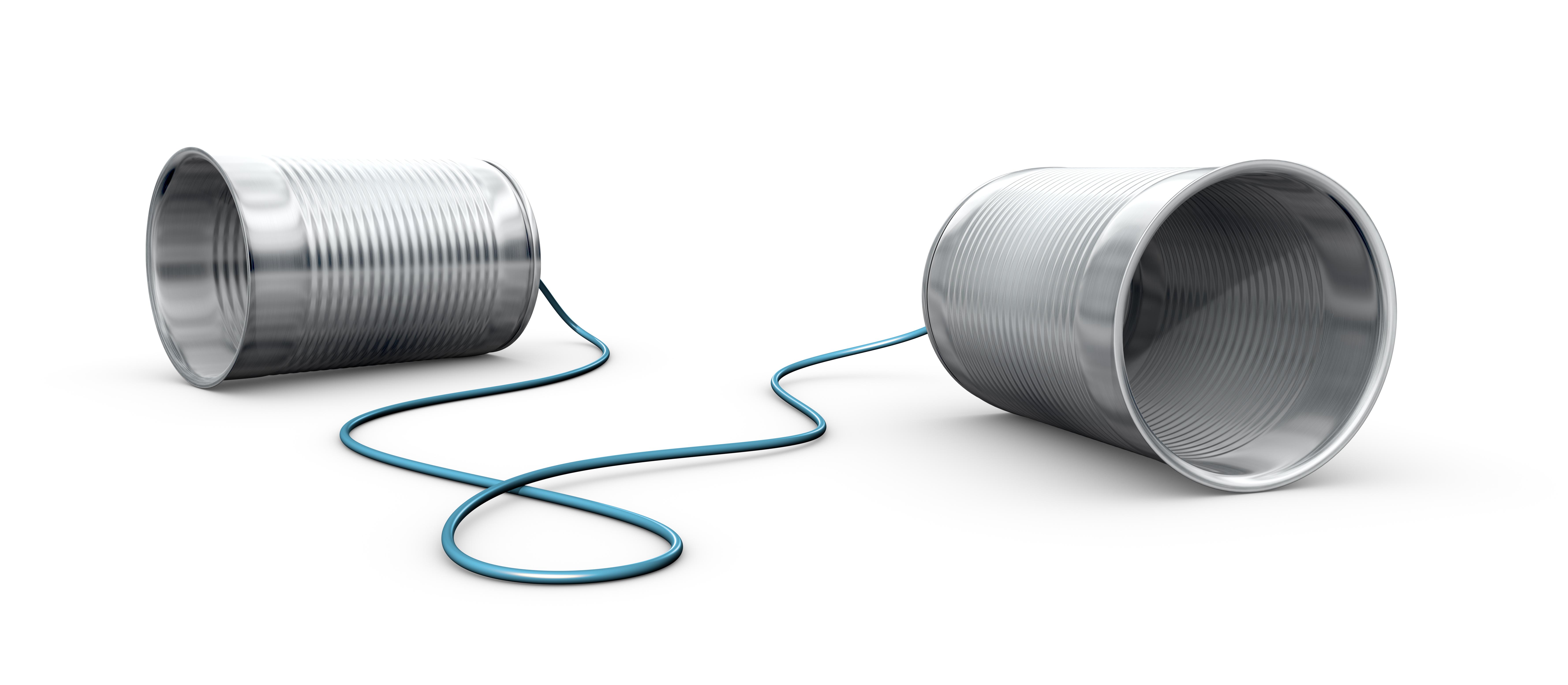 Tin can phone line