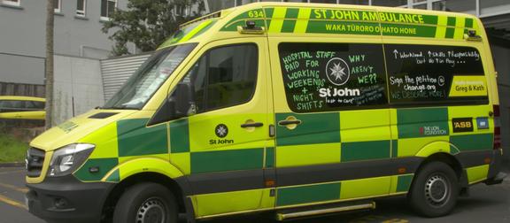 Ambulance graffiti