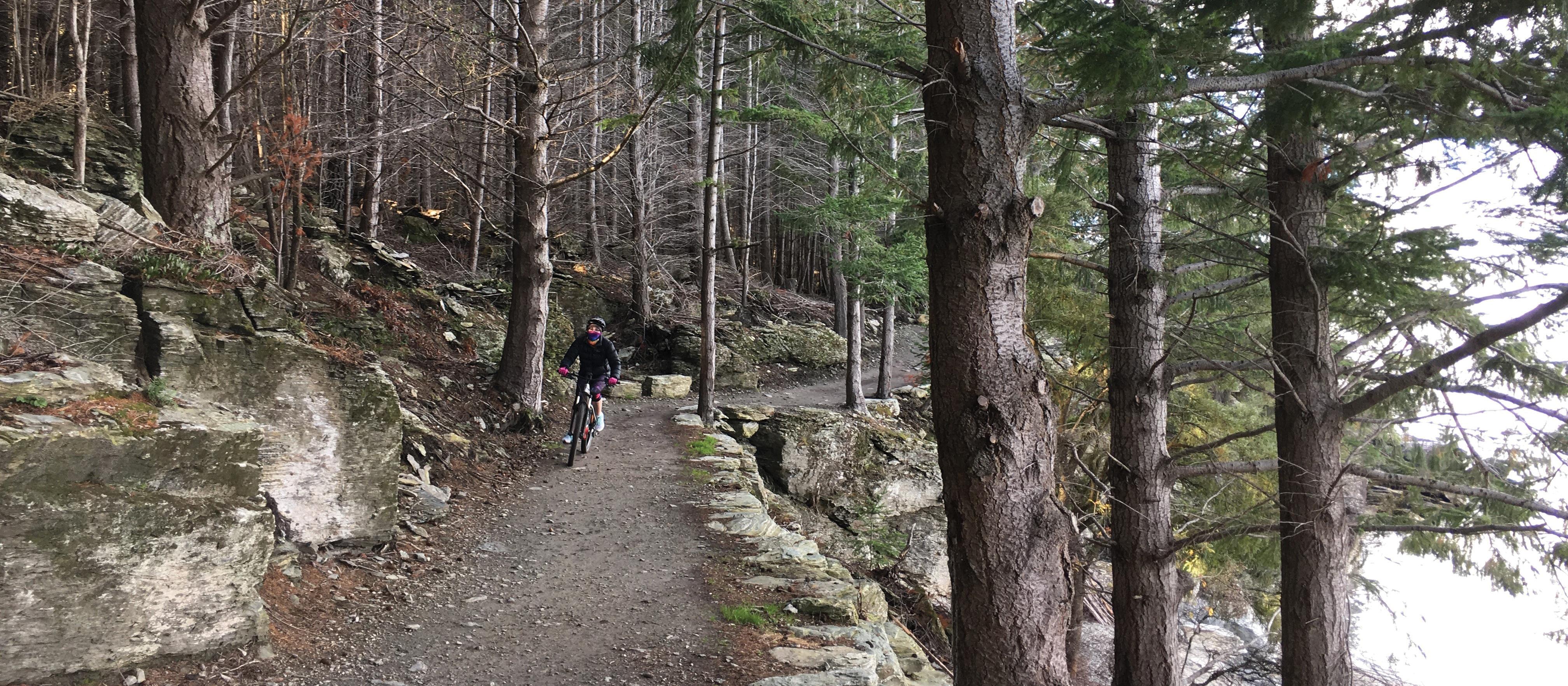 Mountain biking
