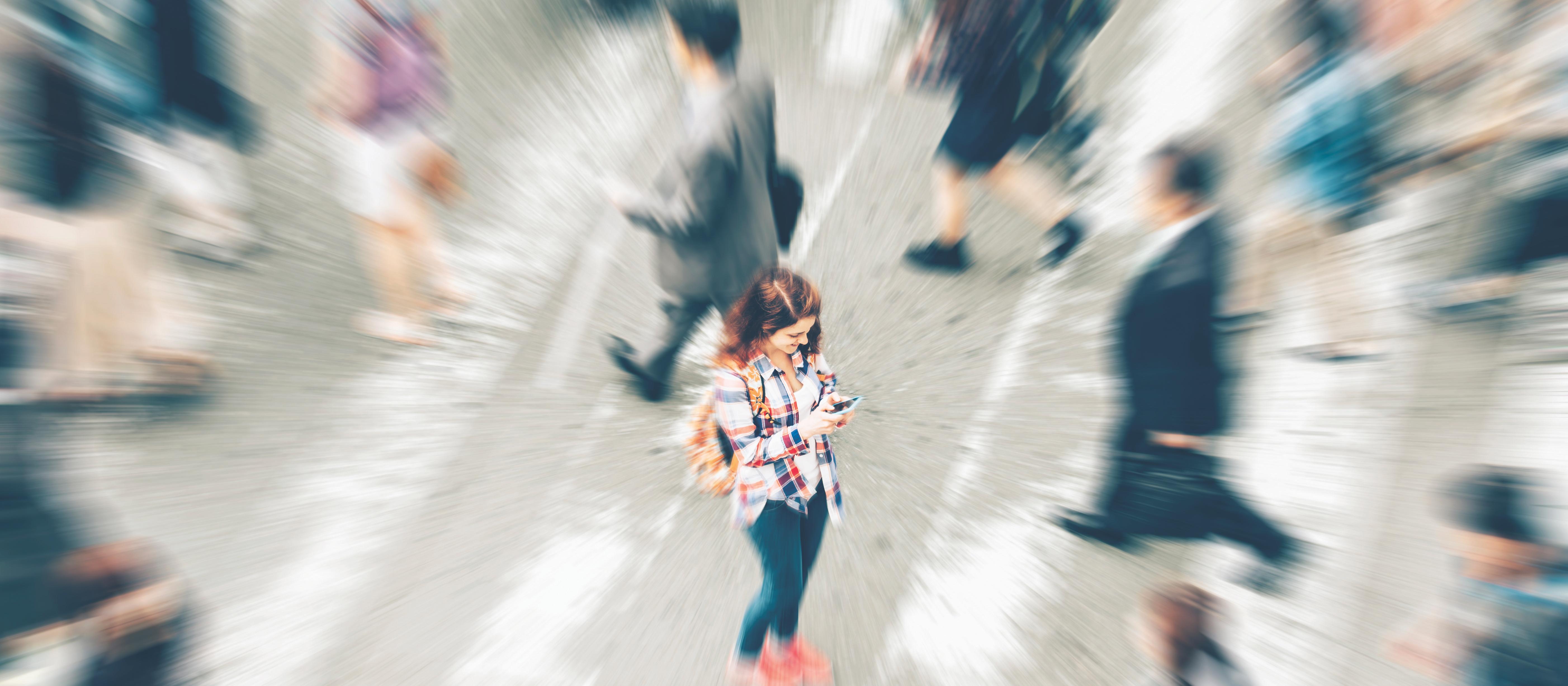 Alone in a crowd