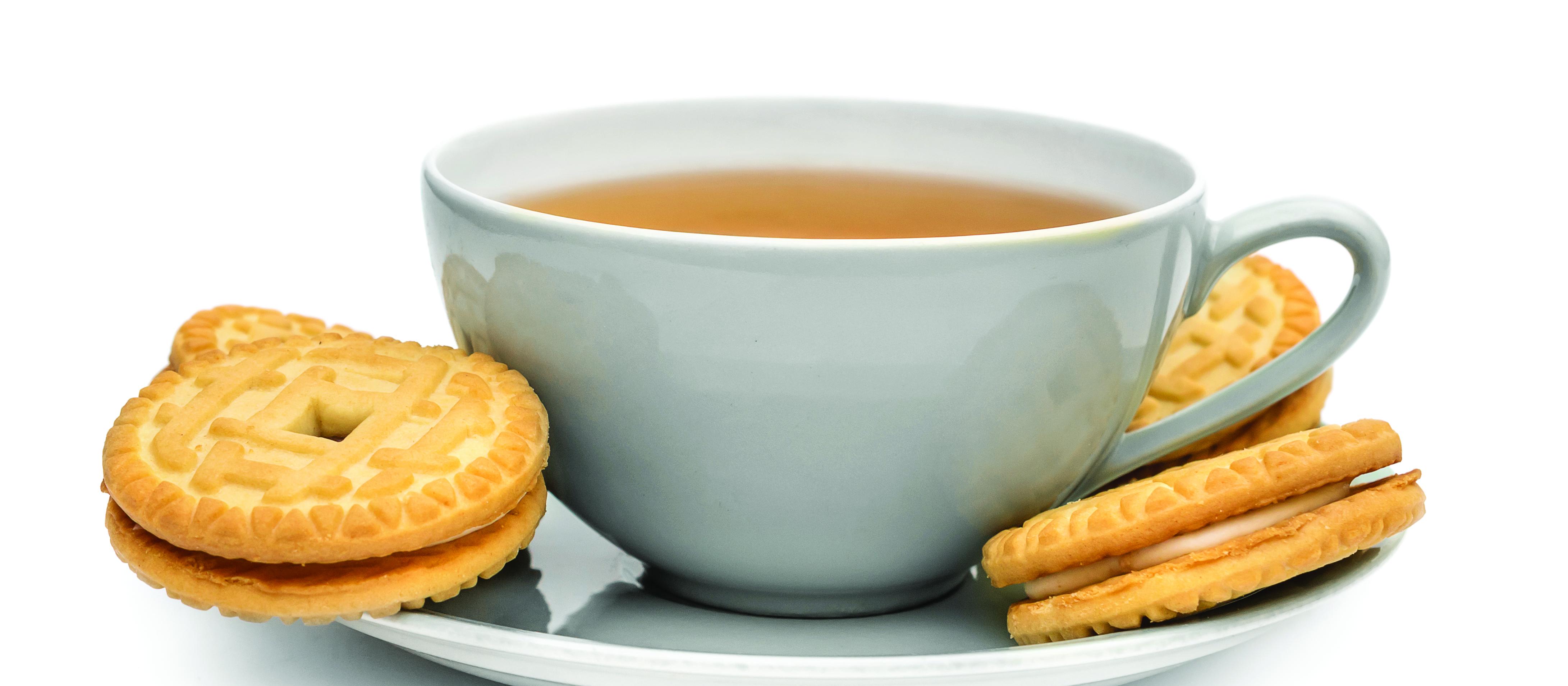 Cup of tea and biscuits