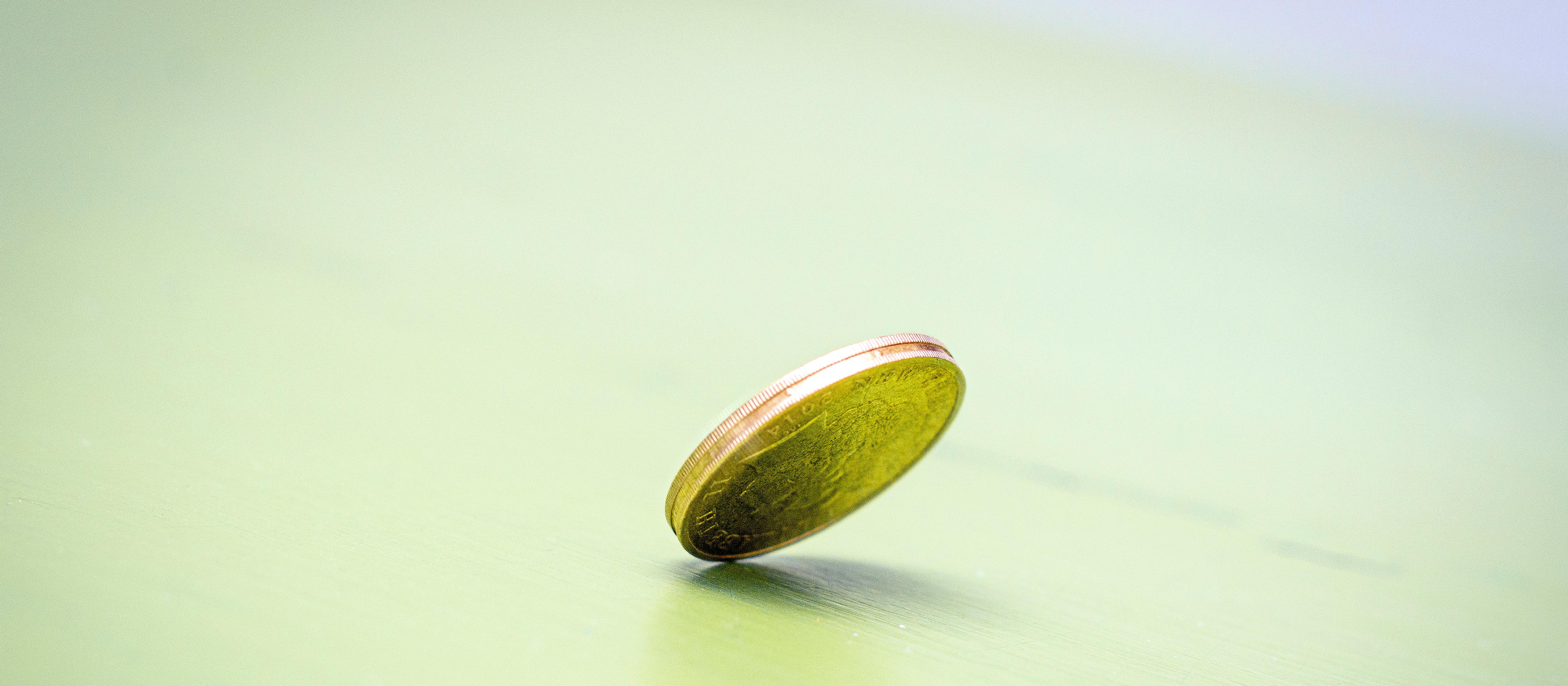 Spinning coin