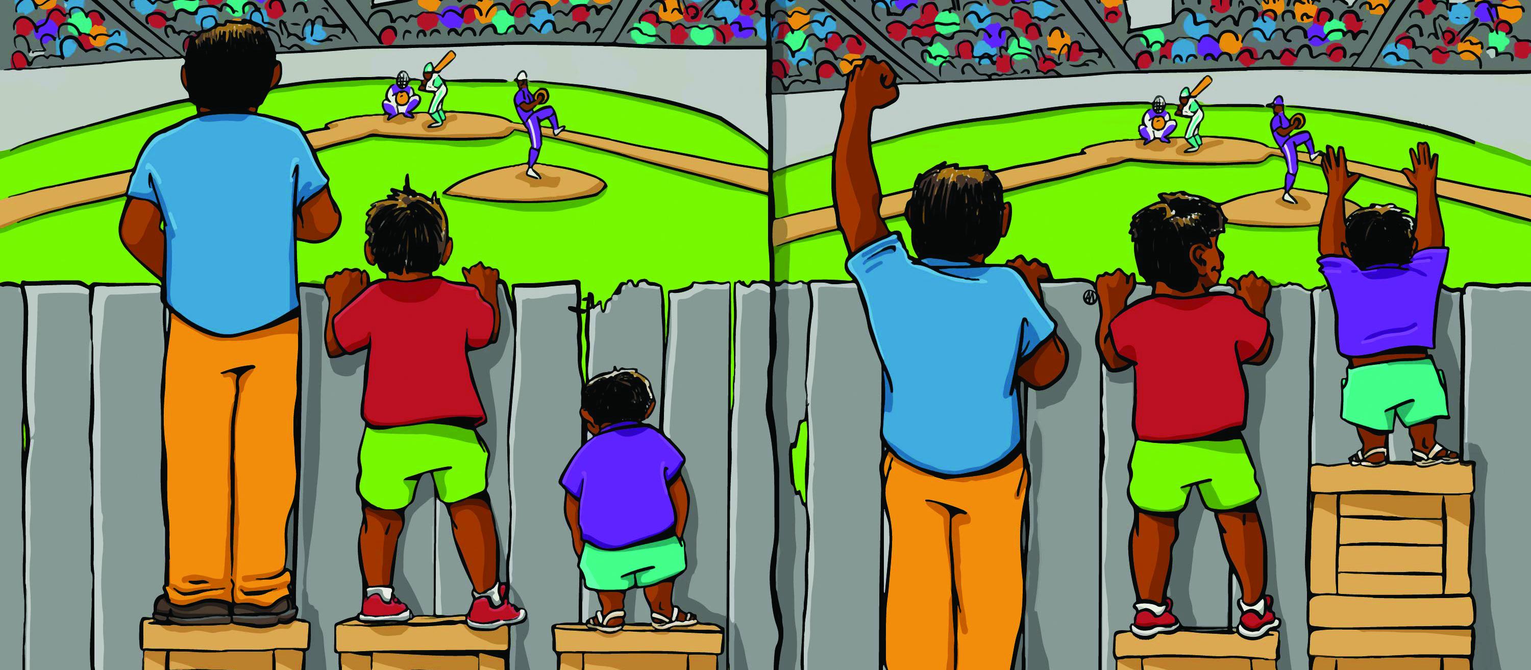 Equality and Equity cartoon