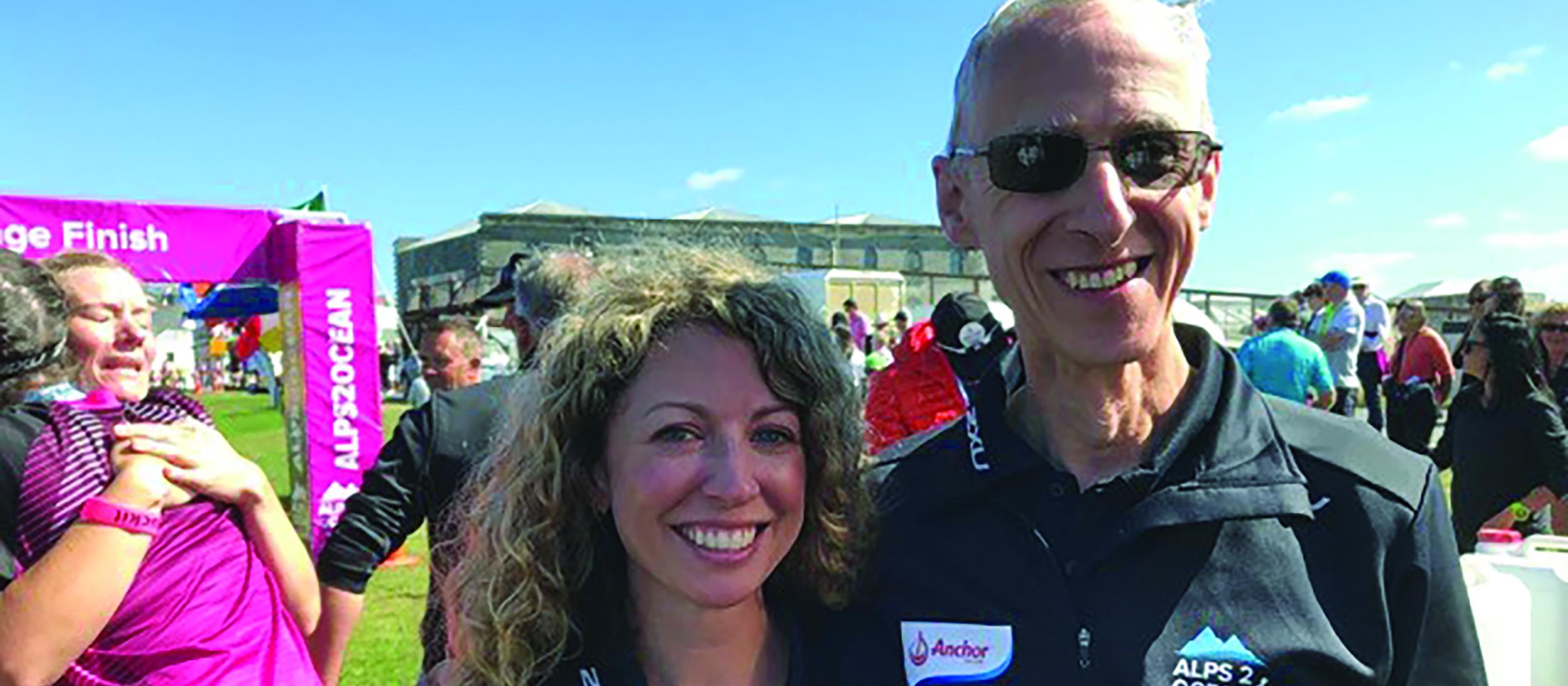Jon Scott and Dr Anne Newbold