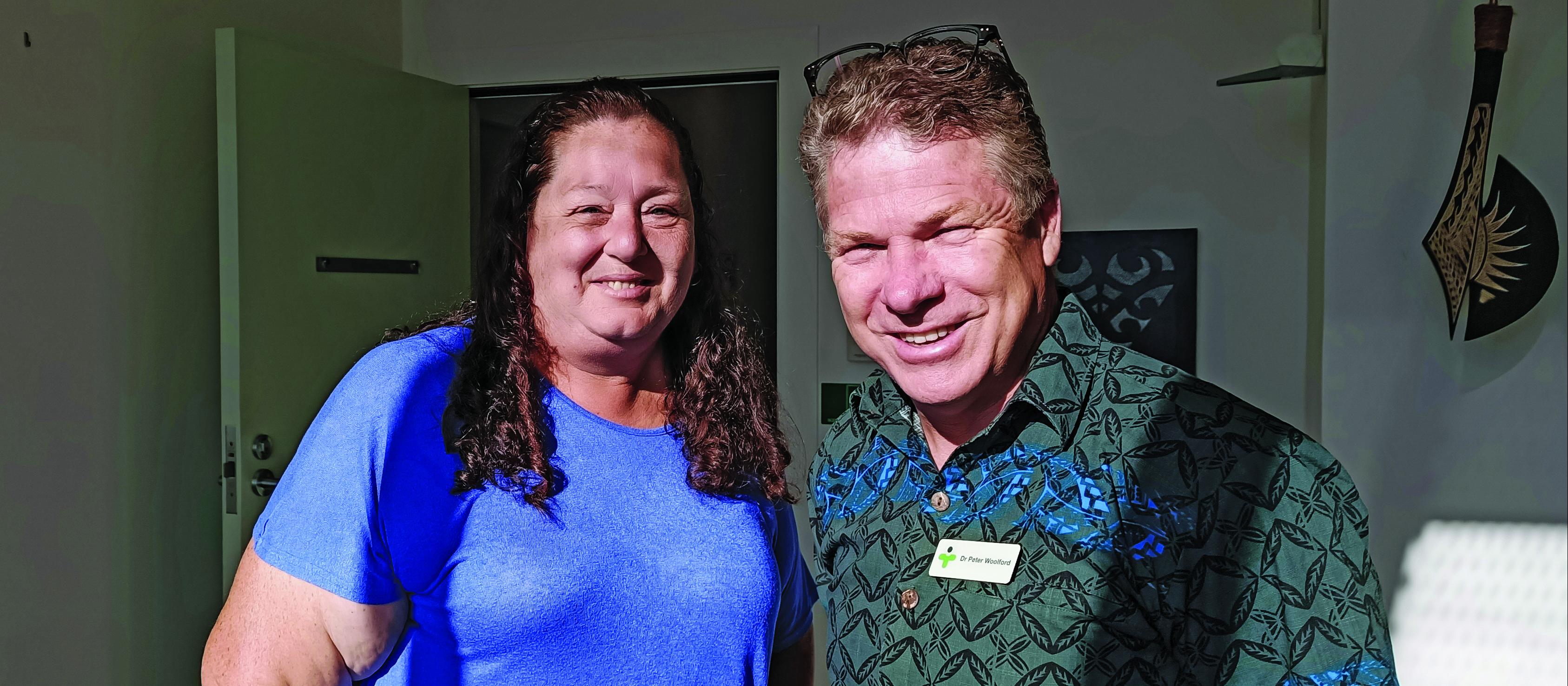 Ann Davis and Peter Woolford