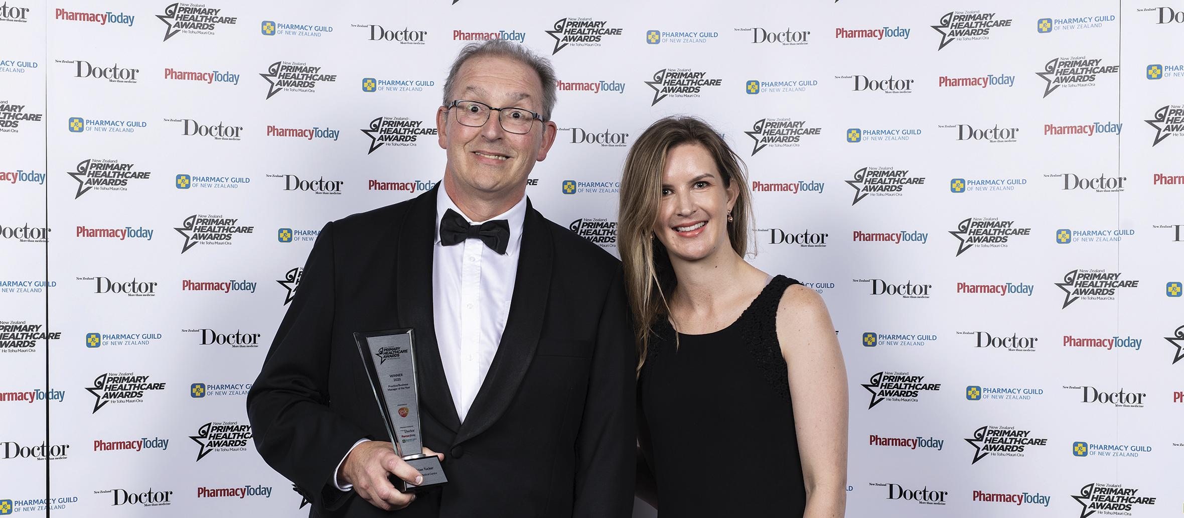 Adrian Tucker with Courtney Walkinshaw