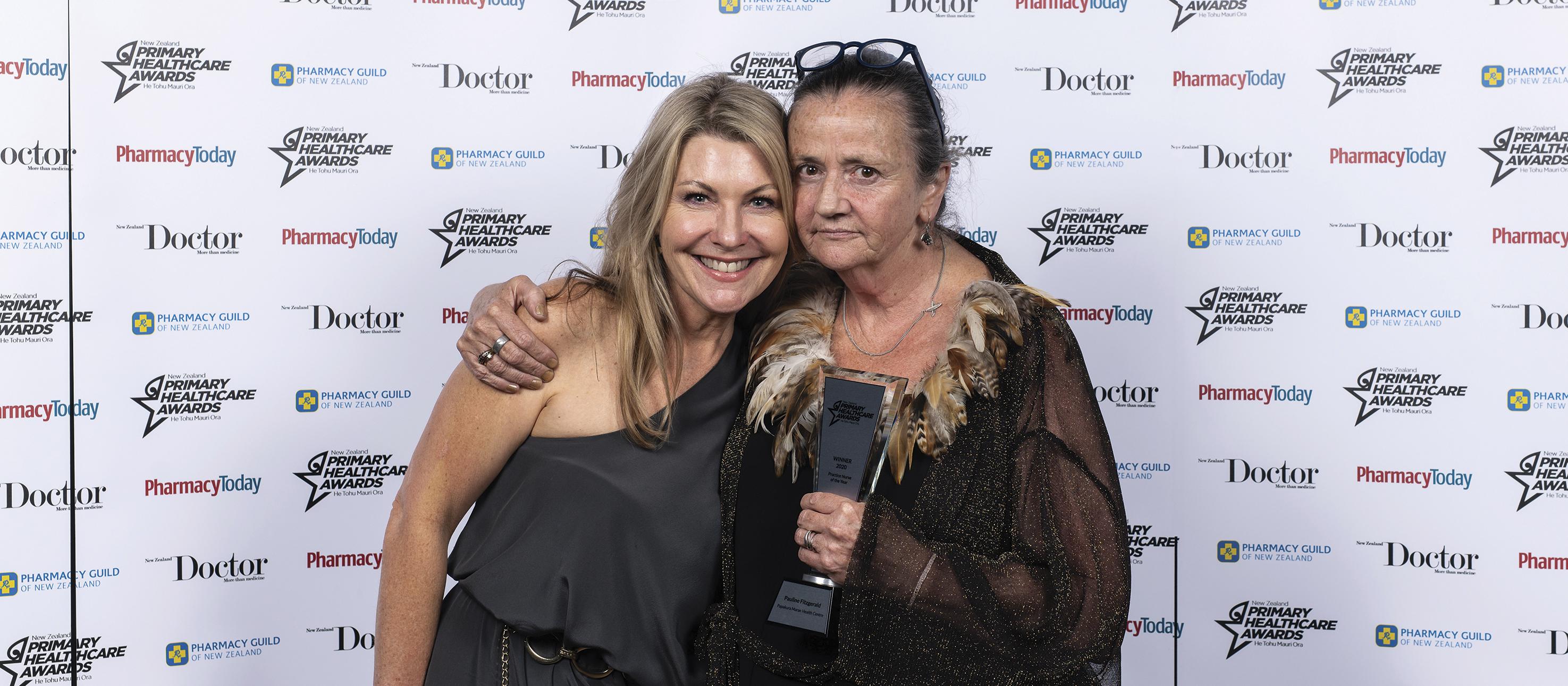 Pauline Fitzgerald with Rhonda Jackson