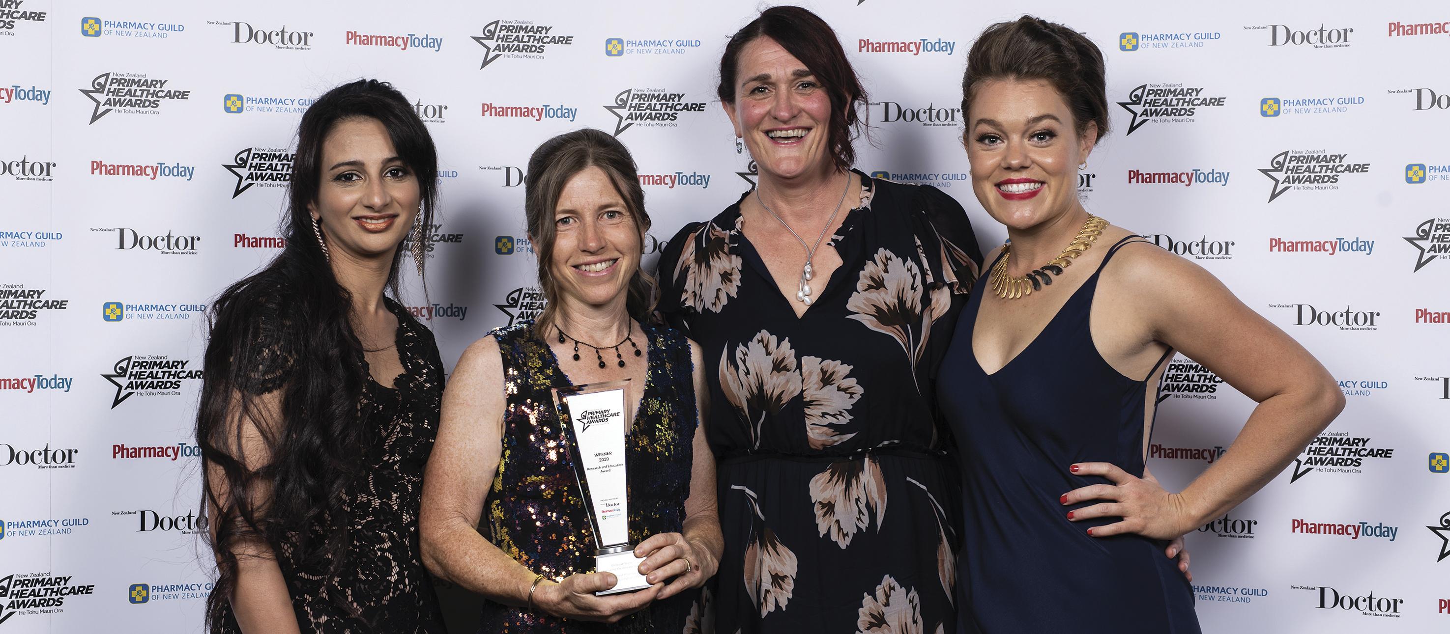 Longhurst Pharmacy and Physio team with Grayson