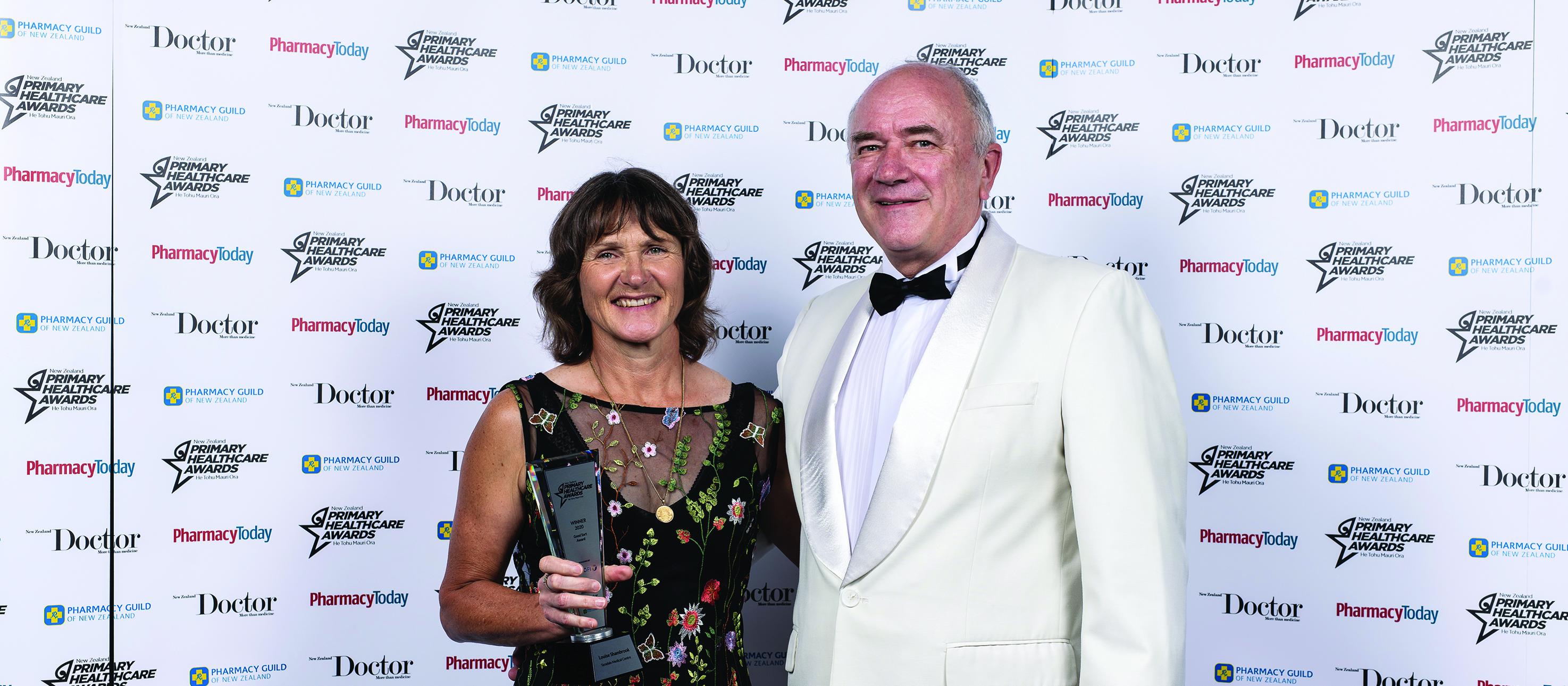 Louise Shambrook with Alan Carter