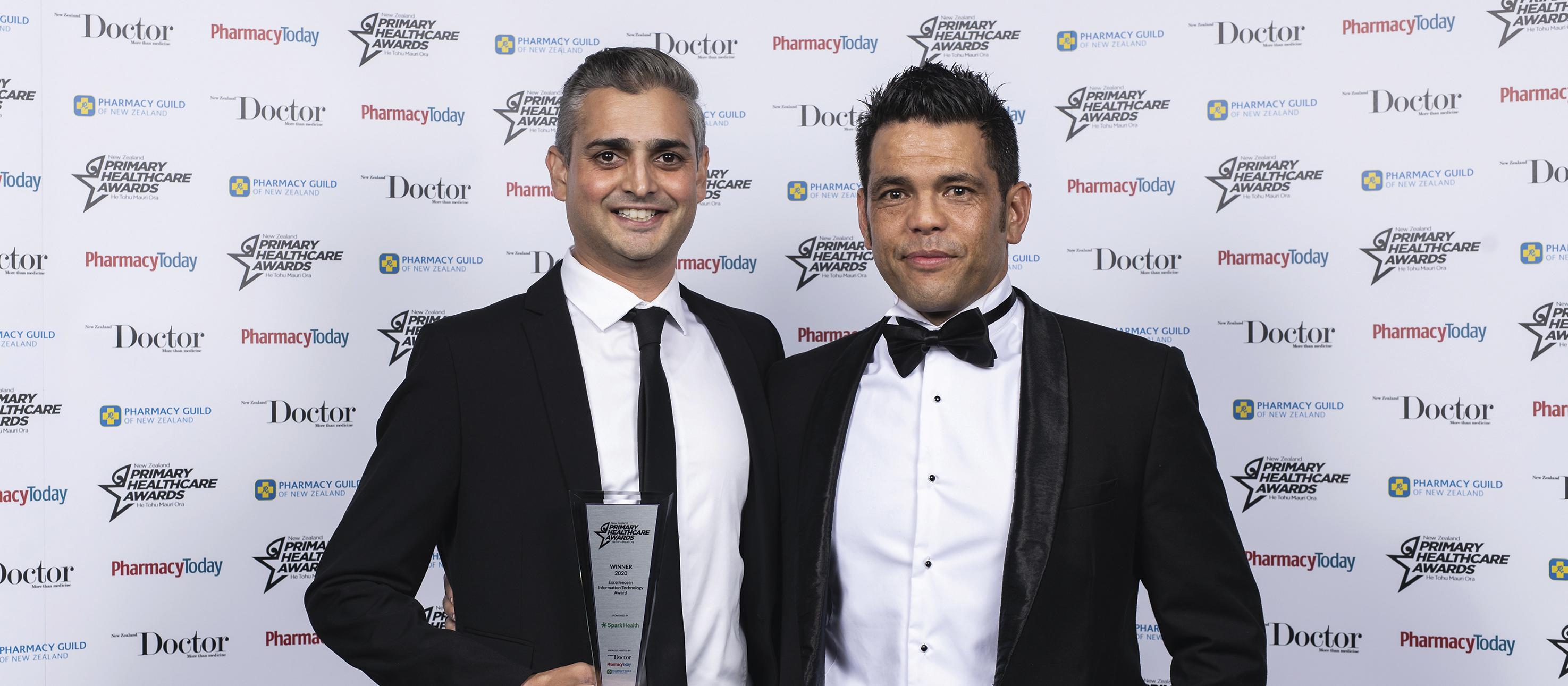 Samir Ranchhod with Spark Health CE Will Reedy