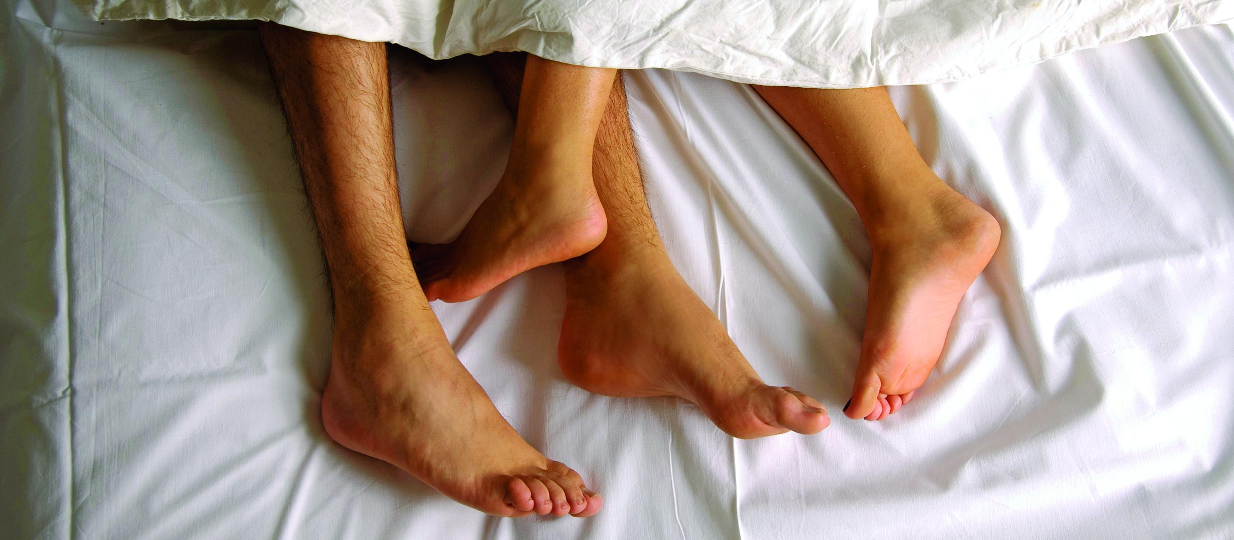 Feet, bed, sex