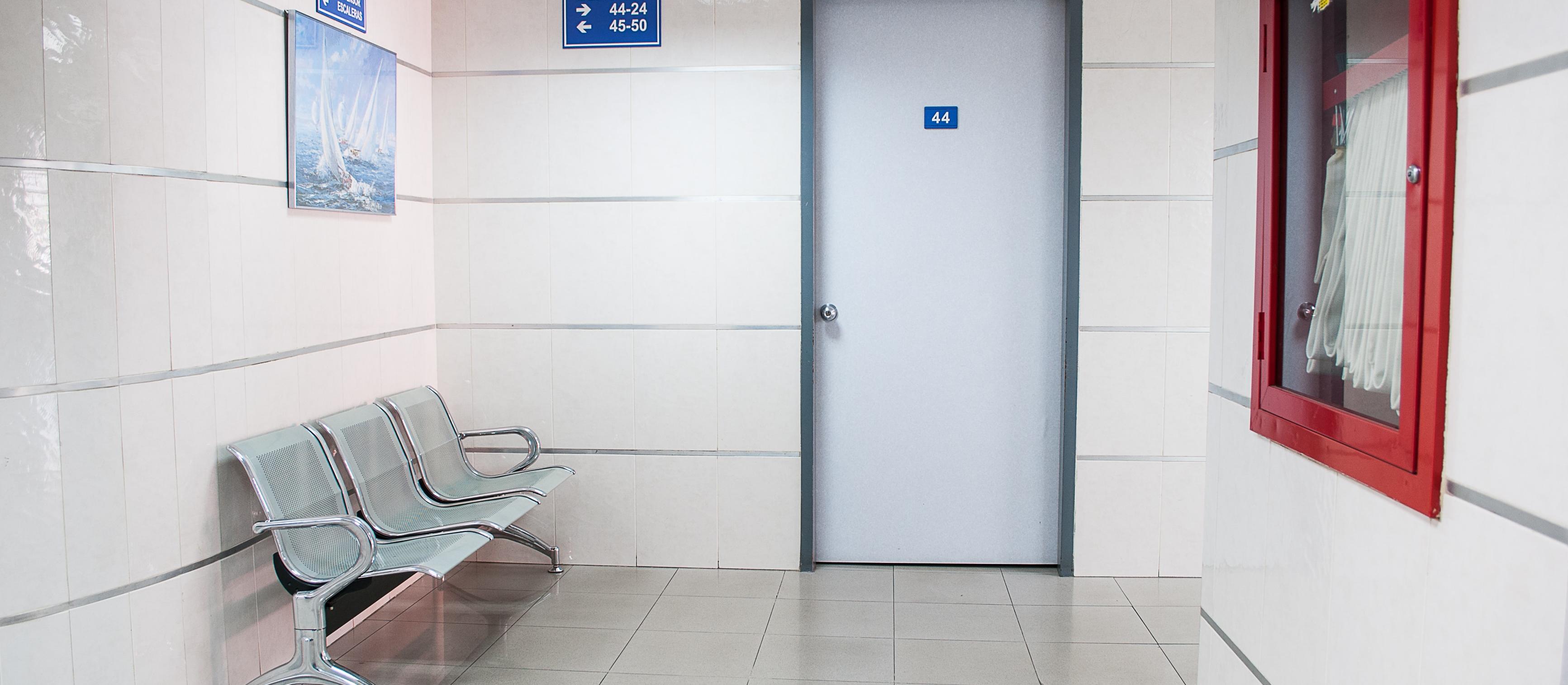 Empty waiting room