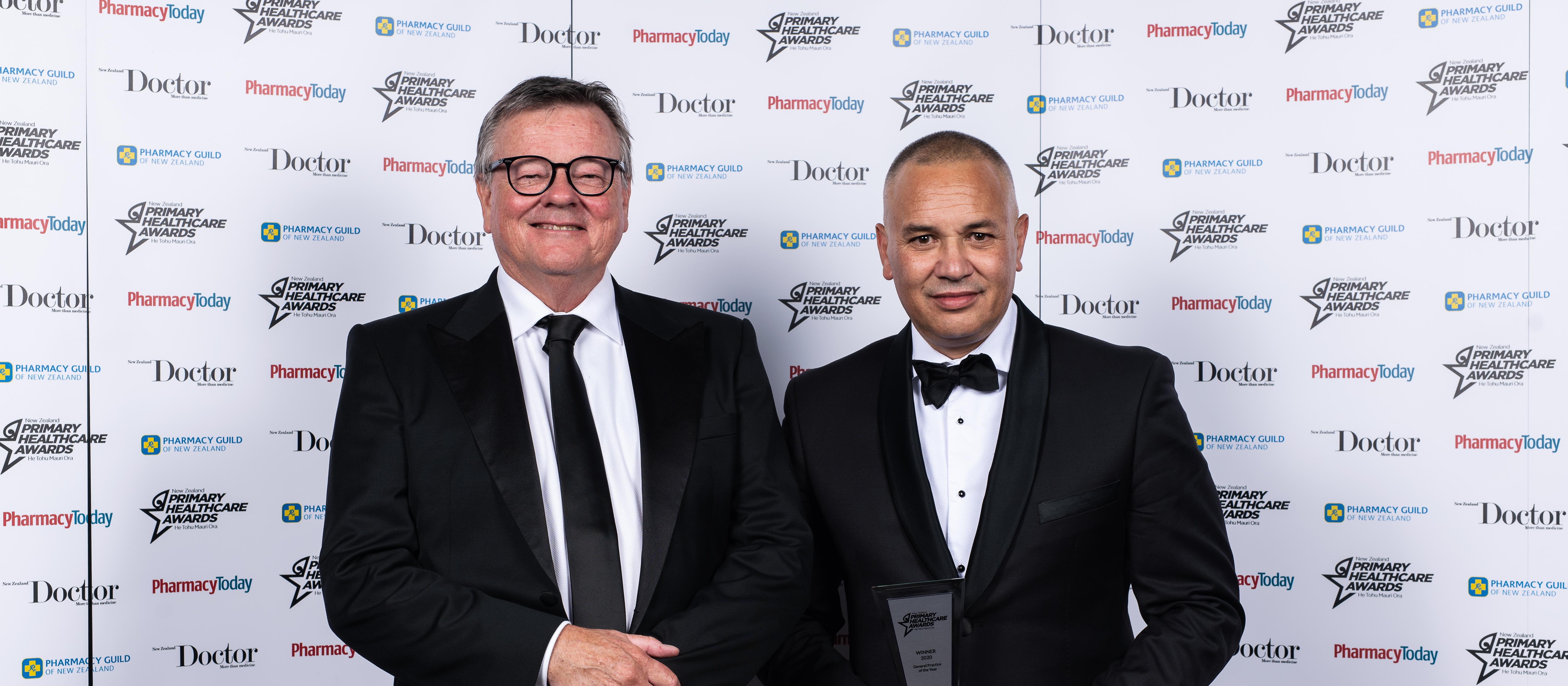 Glenn Doherty with Mark Vella at the NZPHA