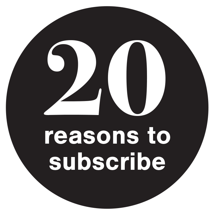 20 reasons to suscribe
