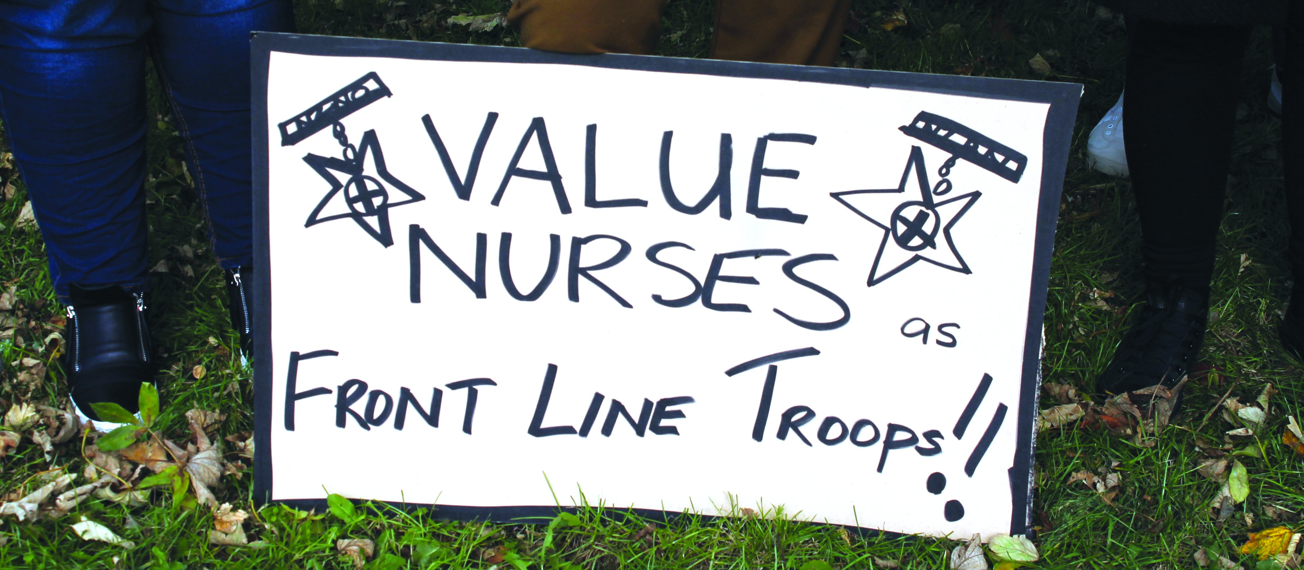 Value nurse placard
