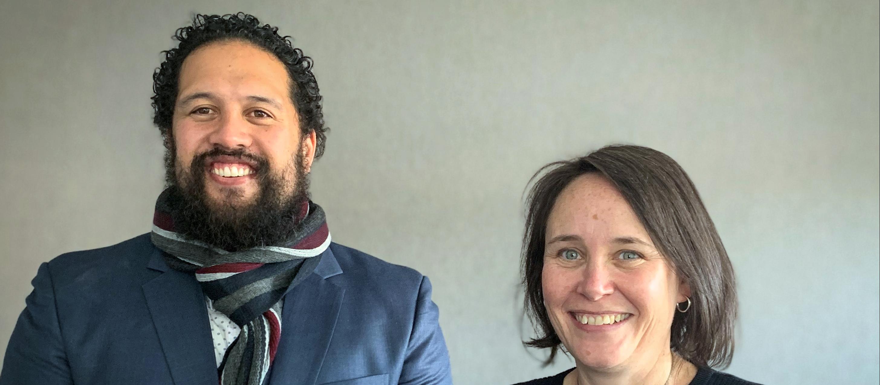 Jason Tuhoe and Rachel Mackie