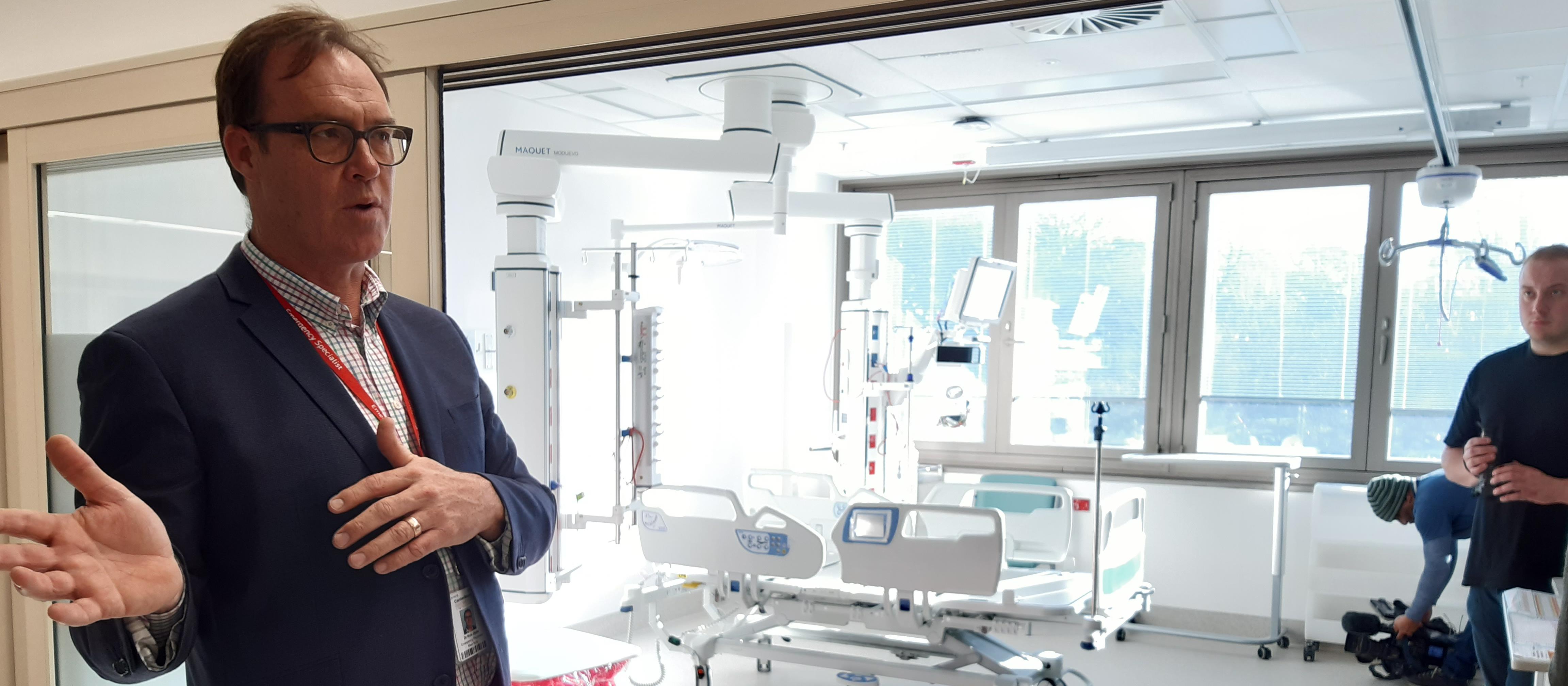 Rob Ojala ICU Christchurch Hospital Hagley August 2020