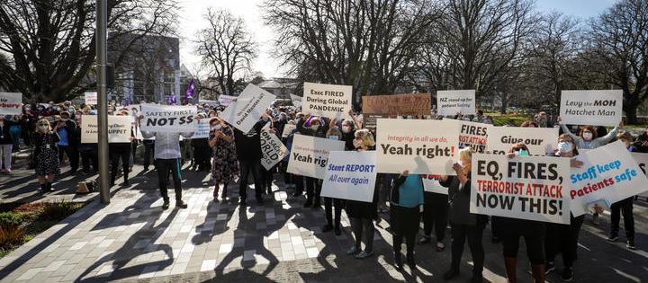 Canterbury DHB protest