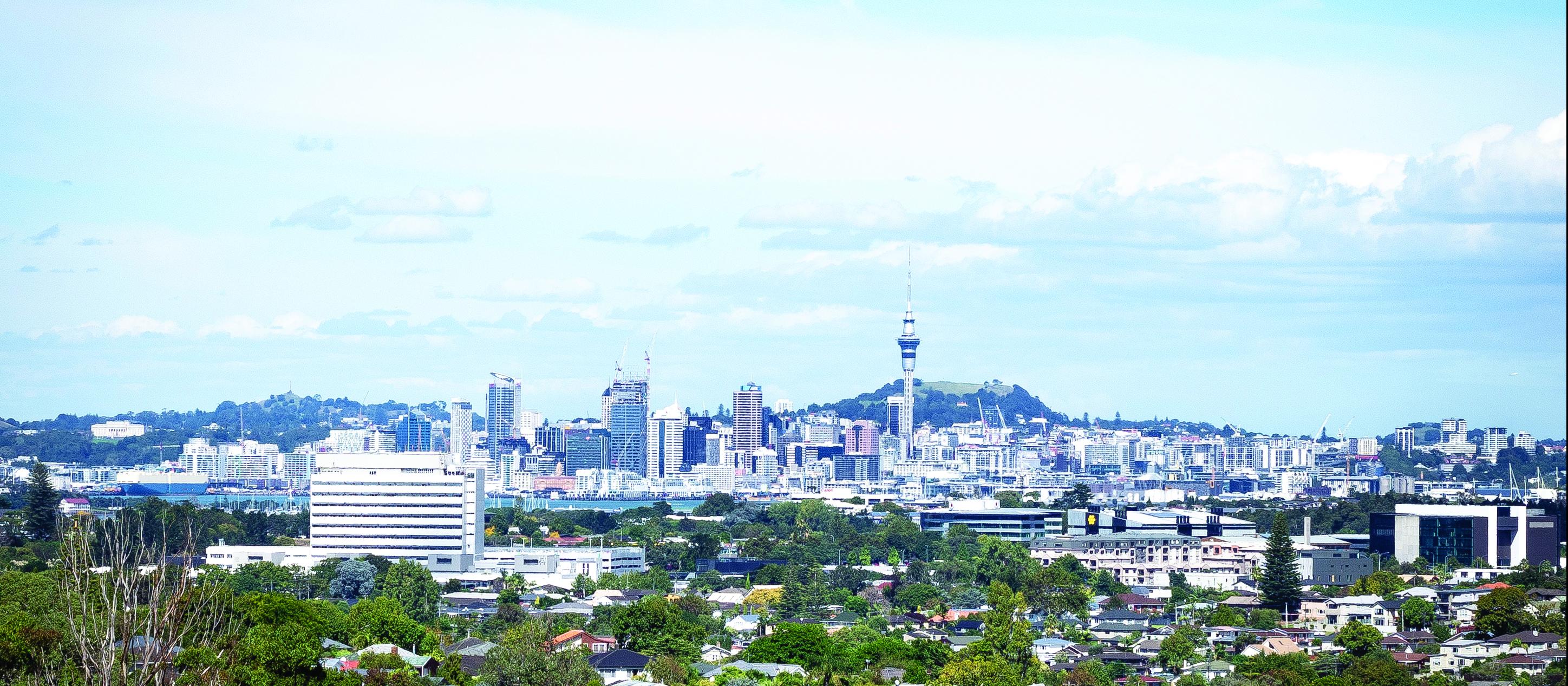 Auckland, view of Auckland city