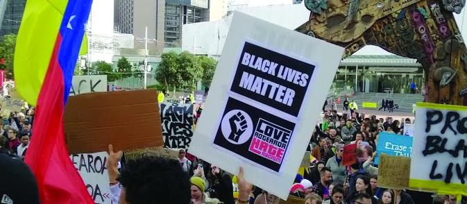 Auckland Black Lives Matter protest June